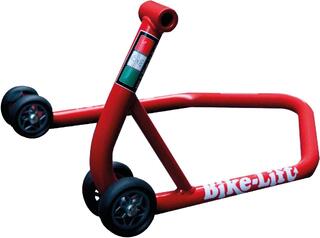 Béquille Rouge En Alliage Aluminium – Coussinet Réglable Antidérapant Pour Moto Et VTT, Design Stable
