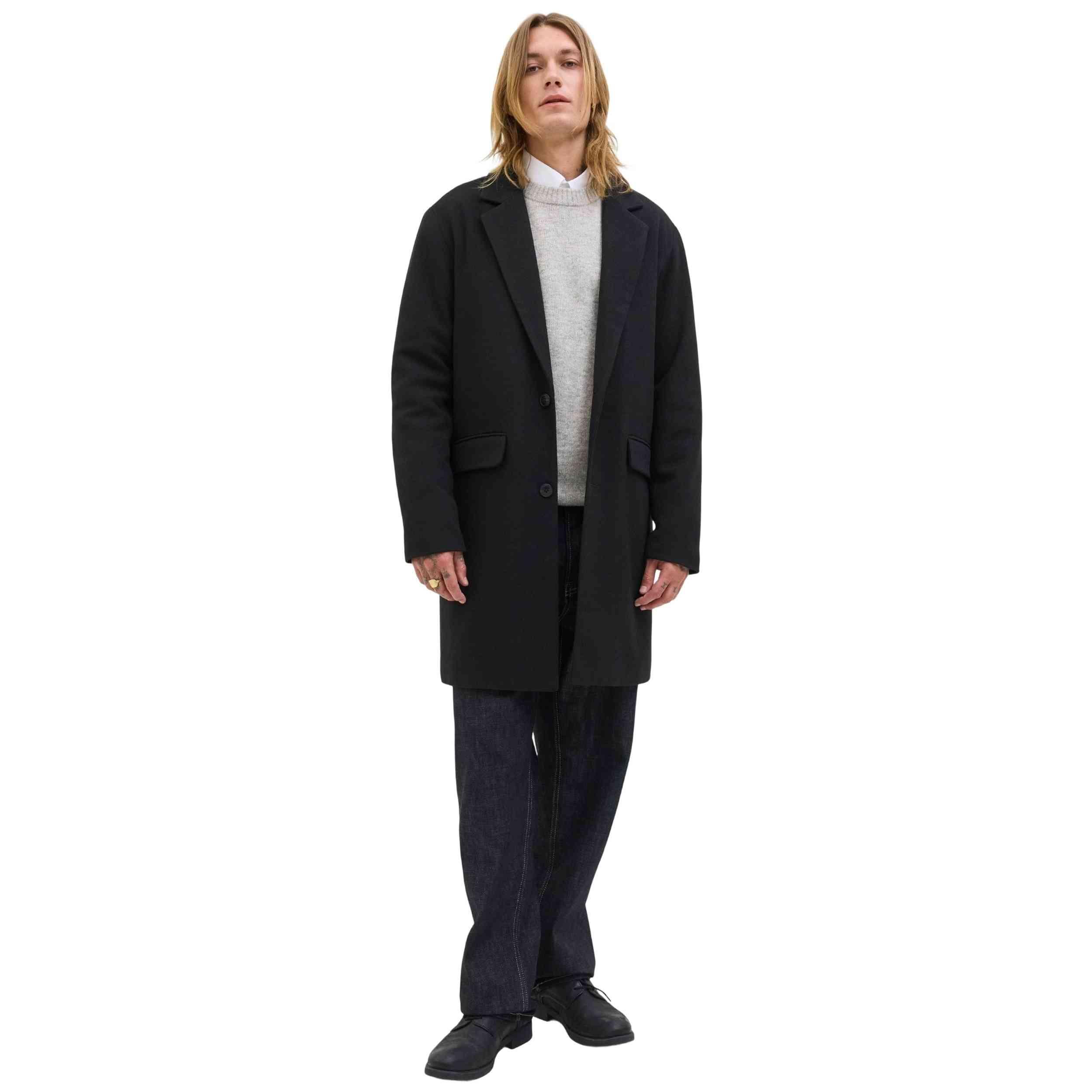 Abrigo Jack&jones modelo 077-52628509098323 para hombre 3/4