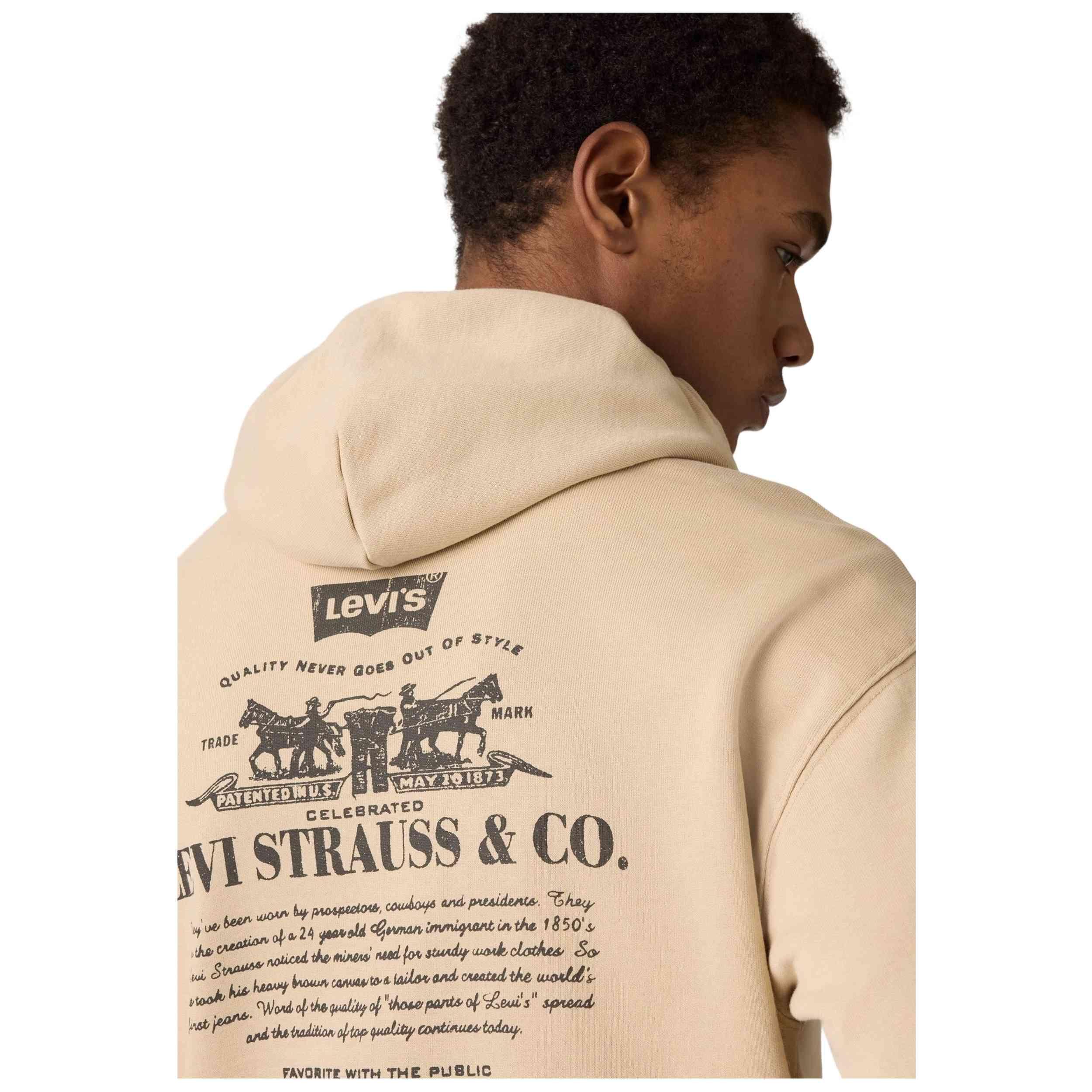 Felpa con cappuccio Levi's modello 384790423 per uomini 3/3