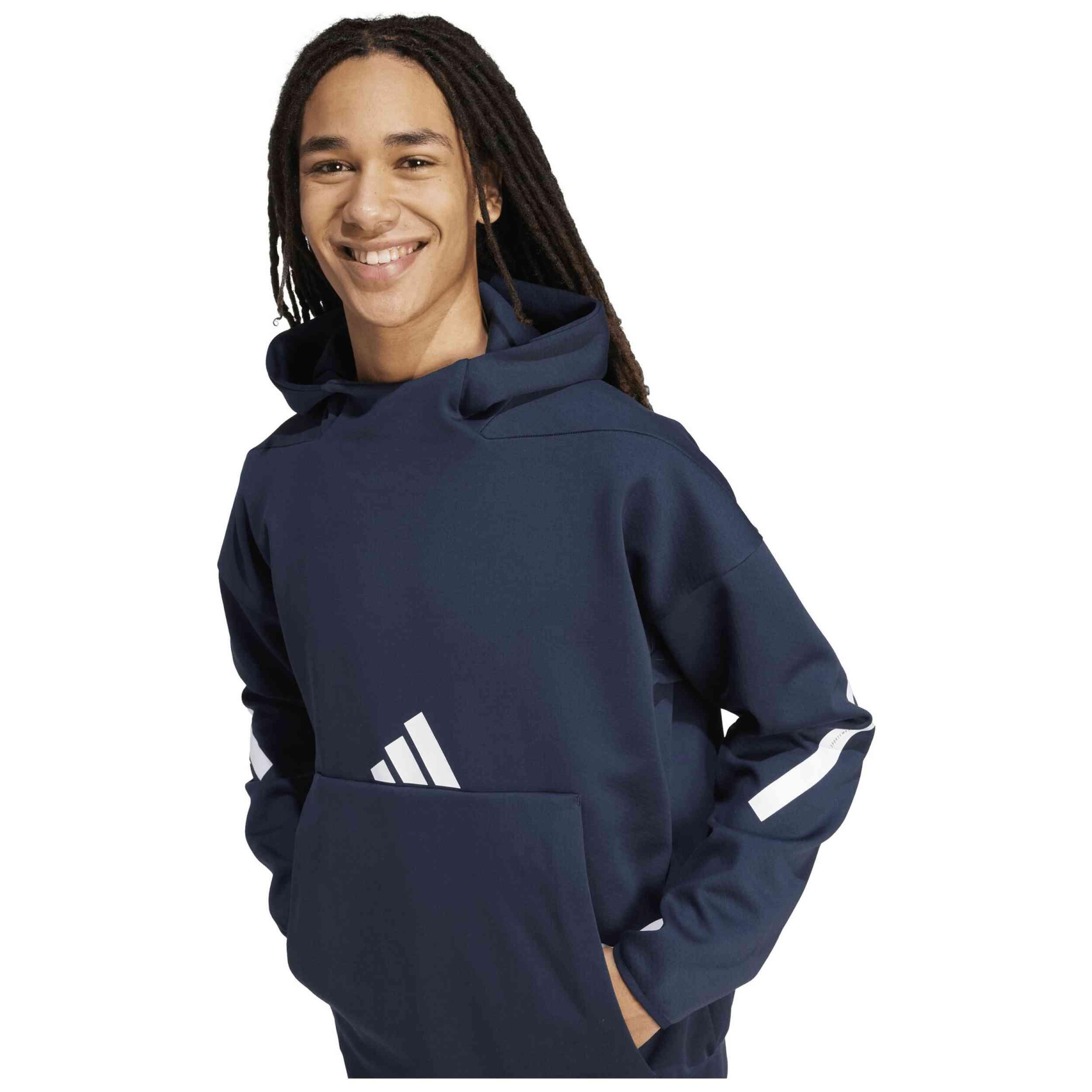 Sweat à capuche Adidas modèle JW4729 pour homme 4/5