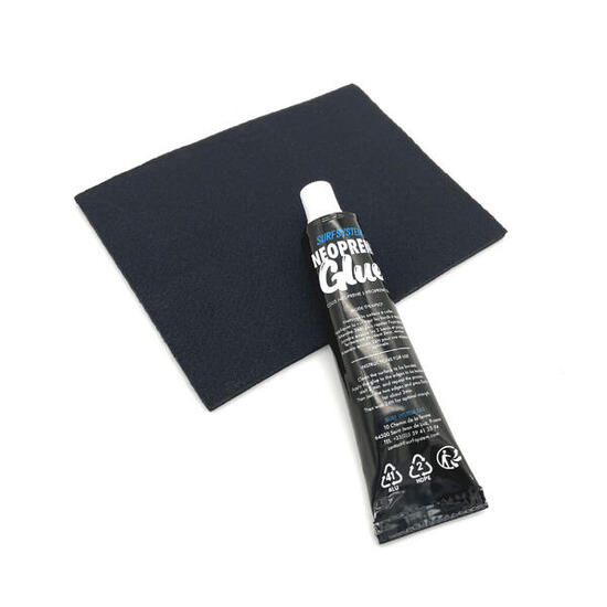 Surf System - Neoprenkleber : Neoprene Glue + Patch (Schwarz)