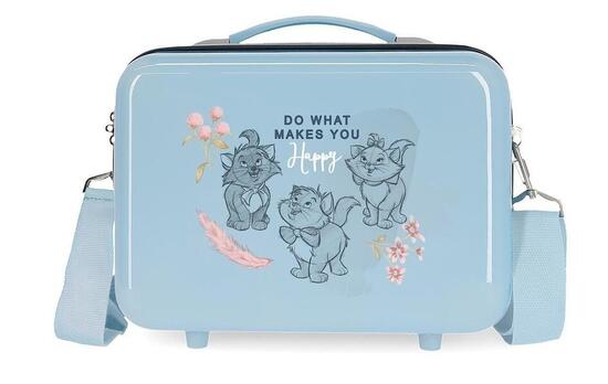Beauty case Abs Disney clasicos con capacità di 9L azzurro chiaro