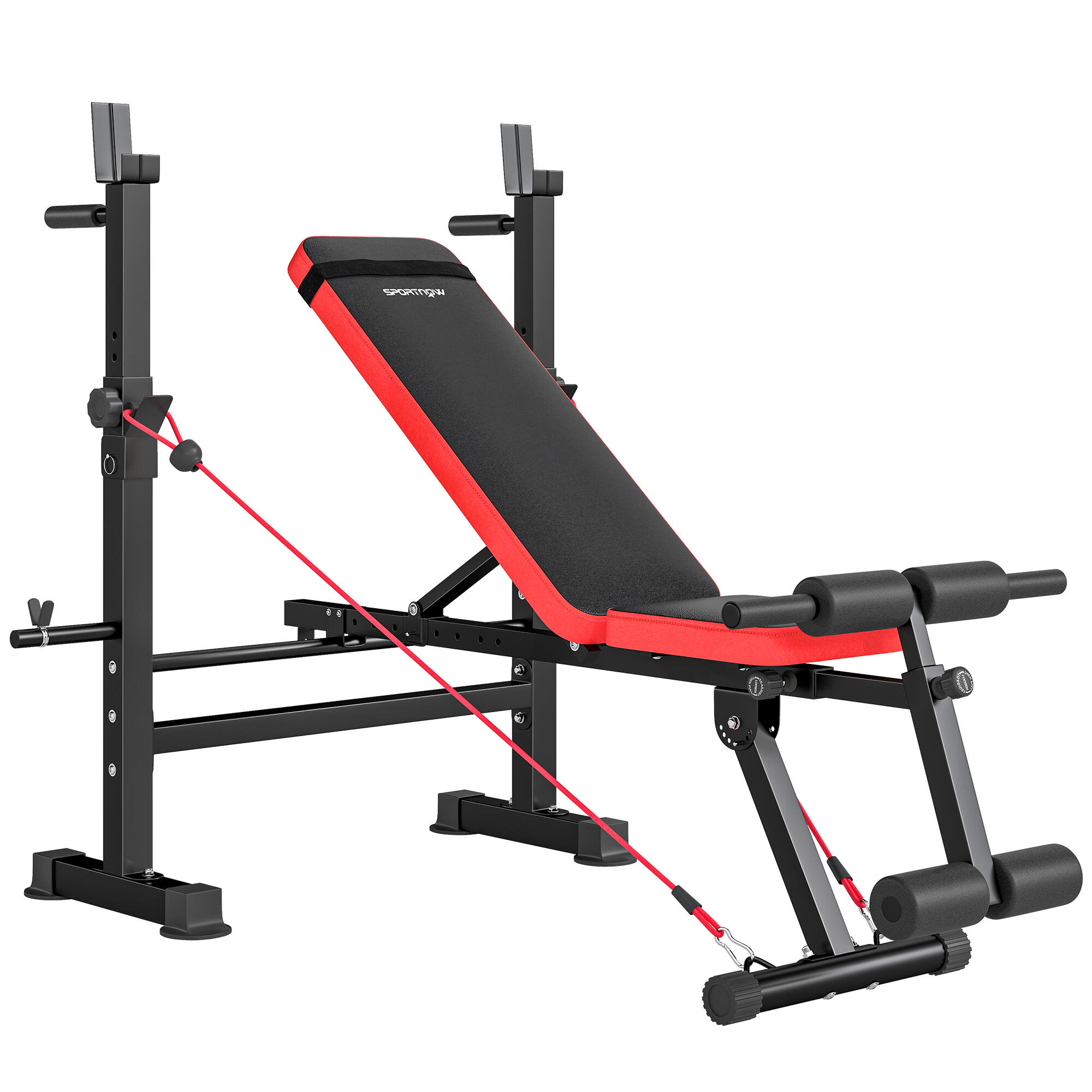 Banco de Pesas SPORTNOW 147x109x122 cm Negro 1/5