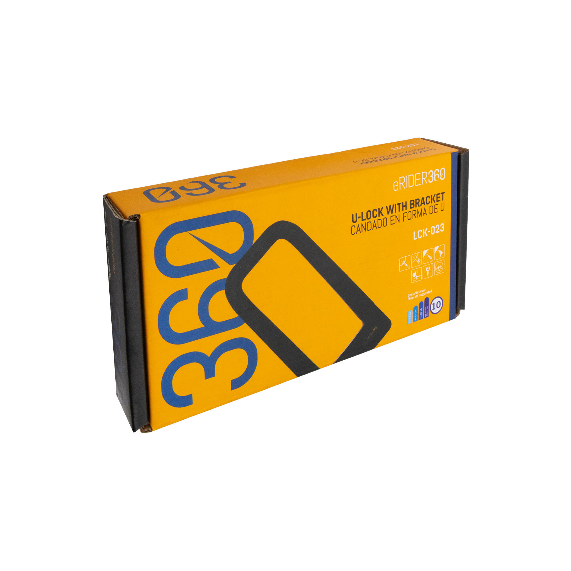Candado en U de llave EWLK023 negro 5/5