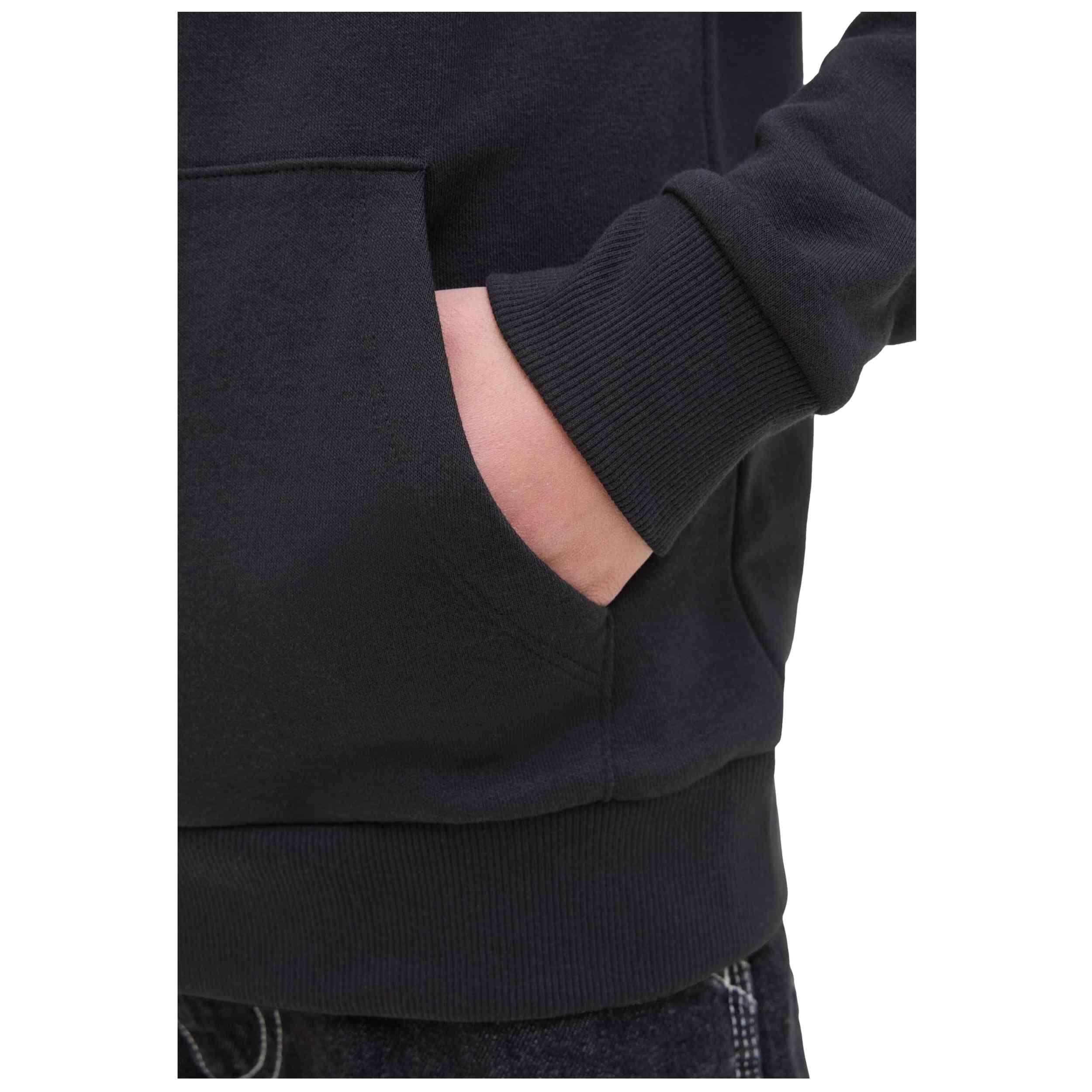 Sweat à capuche Jack&jones modèle 12289751-BLACK pour enfants 3/4