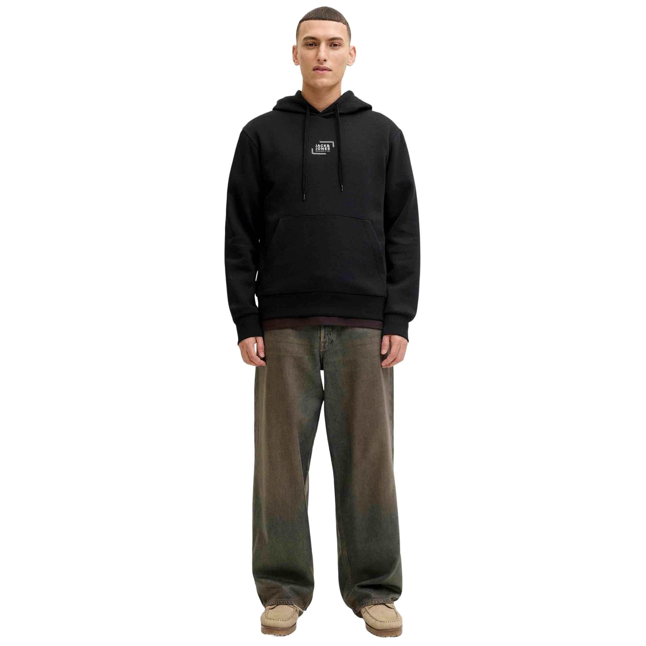 Sudadera con capucha Jack&jones modelo 12268422-BLK para hombre 2/5