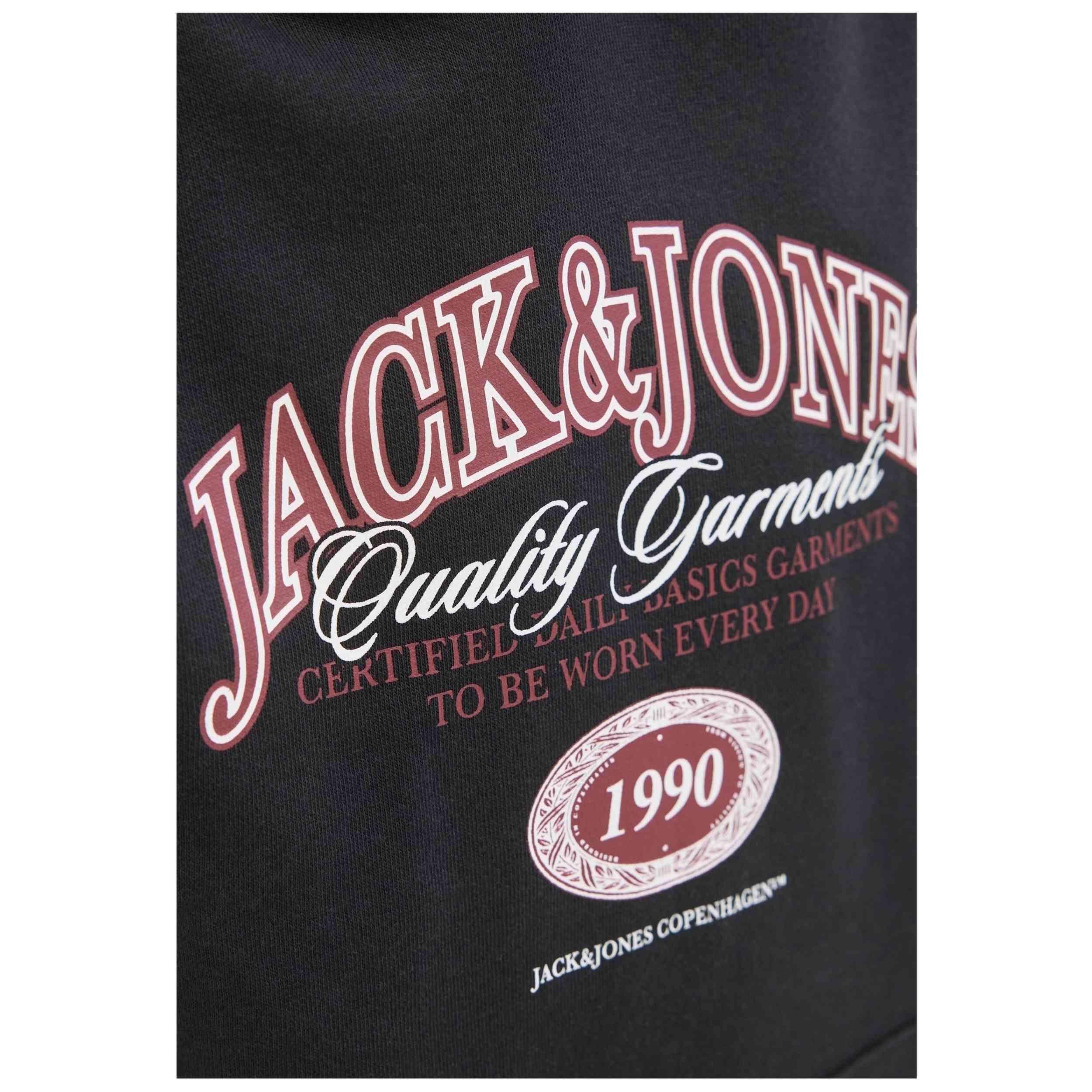 Sweat à capuche Jack&jones modèle 12289751-BLACK pour enfants 4/4