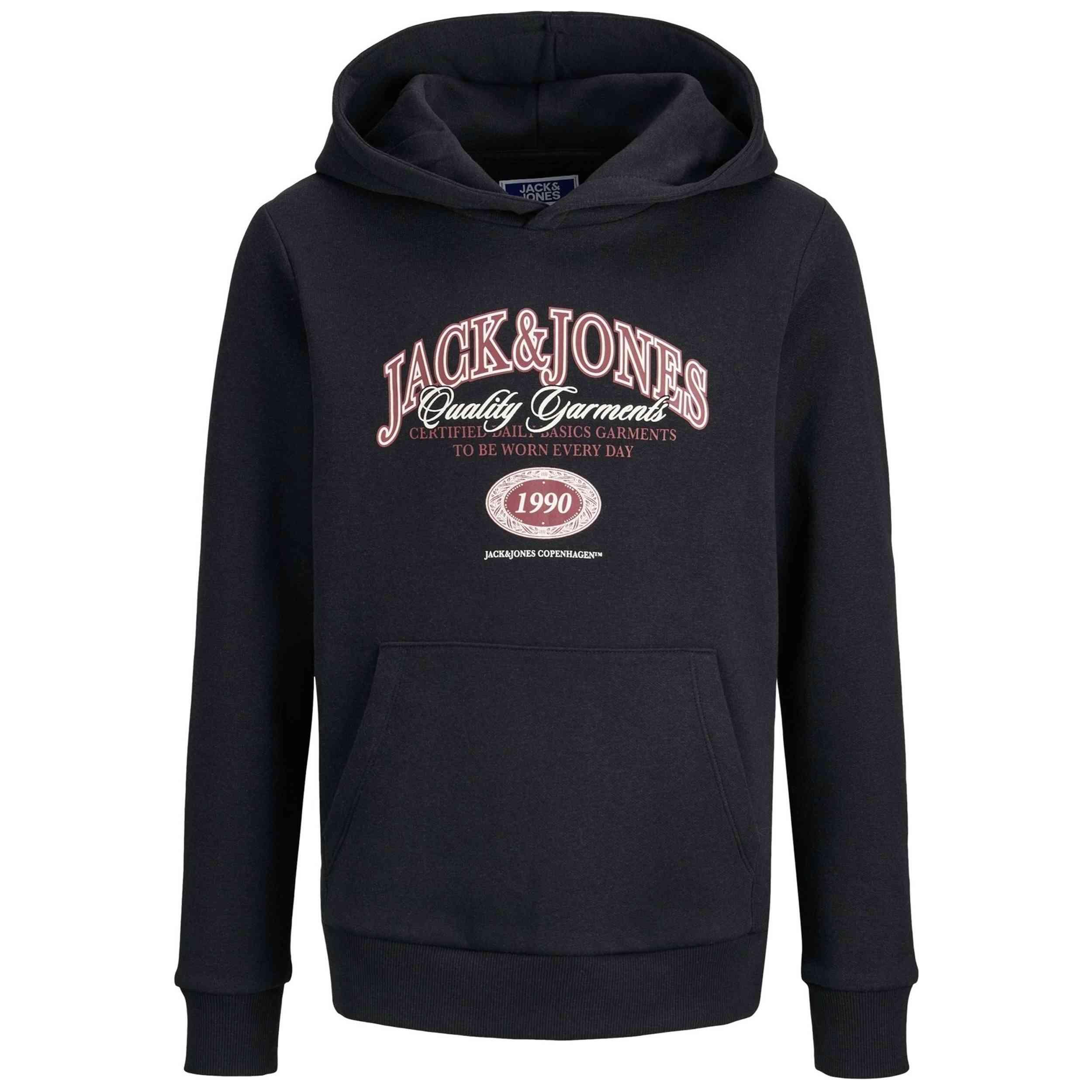 Sweat à capuche Jack&jones modèle 12289751-BLACK pour enfants 1/4