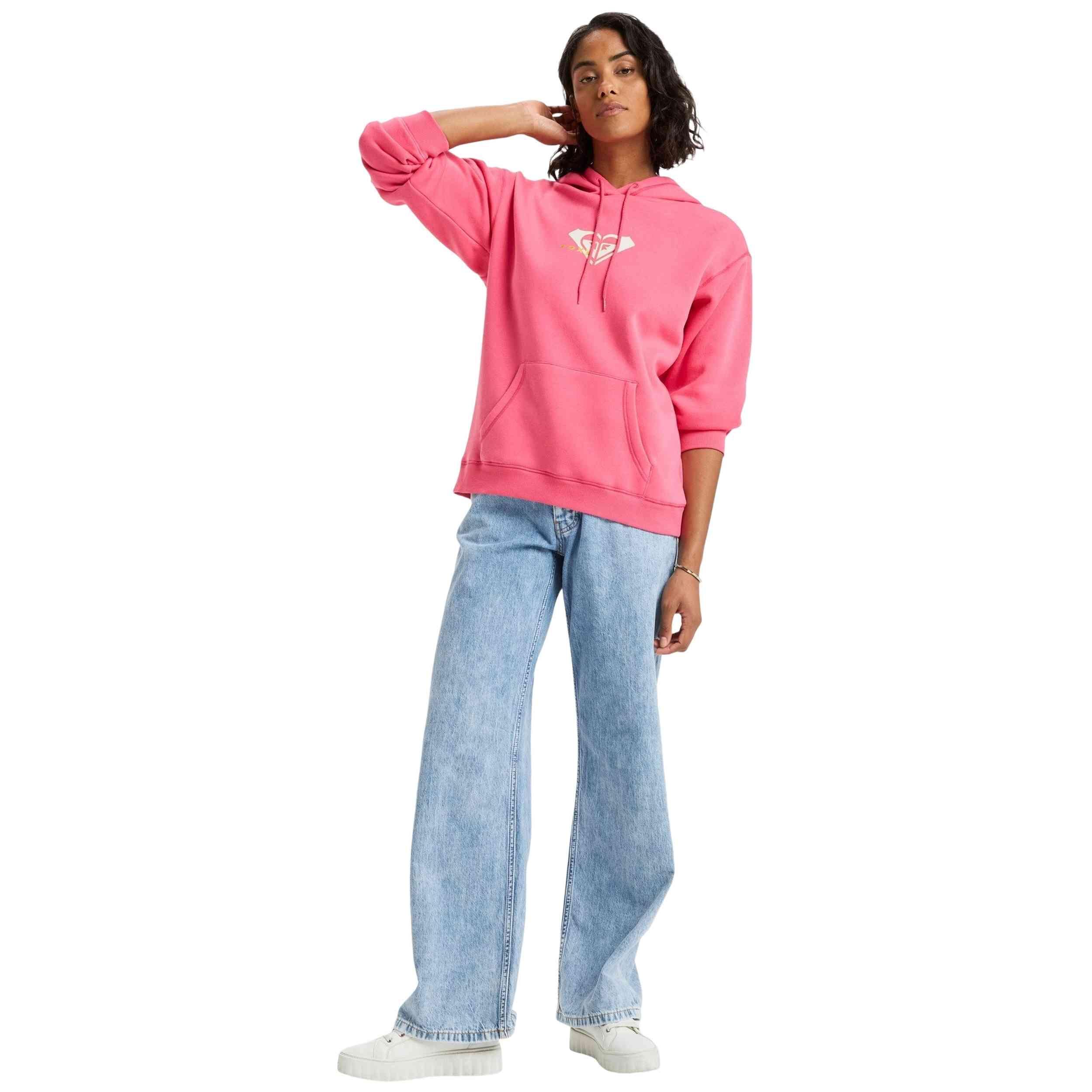 Felpa con cappuccio Roxy modello ERJFT05028-MLD0 per donne 2/5