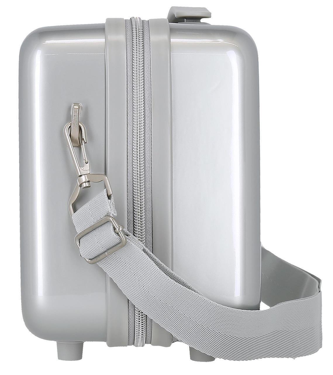 Nécessaire Abs Disney Joyful com capacidade de 9L prata 3/5