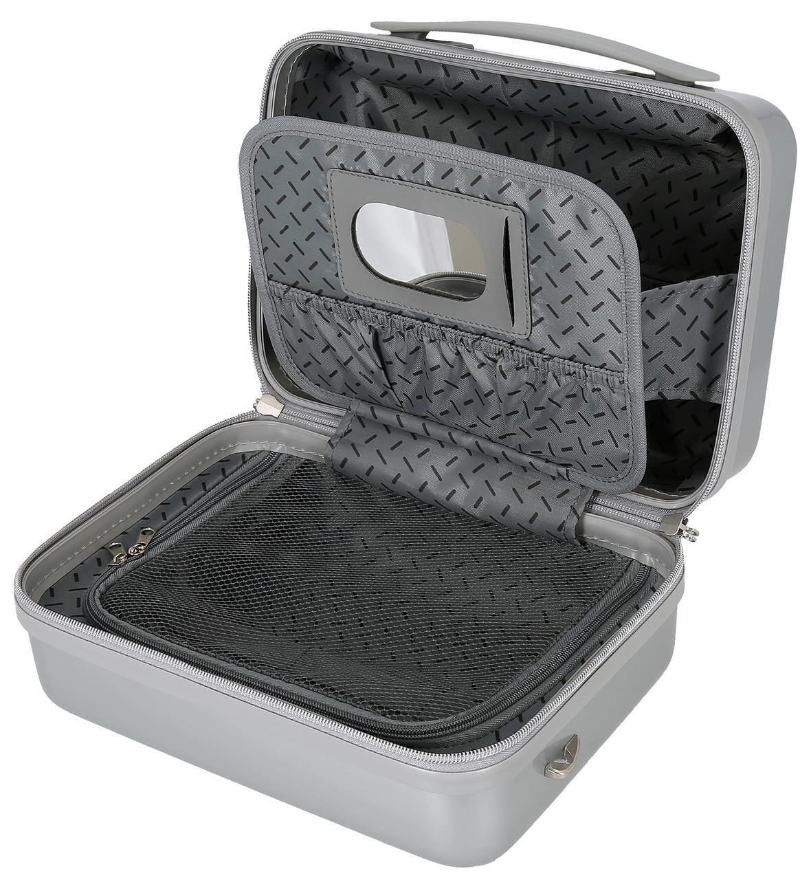 Nécessaire Abs Disney Joyful com capacidade de 9L prata 4/5