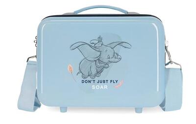 Beauty case Abs Disney clasicos con capacità di 9L azzurro chiaro