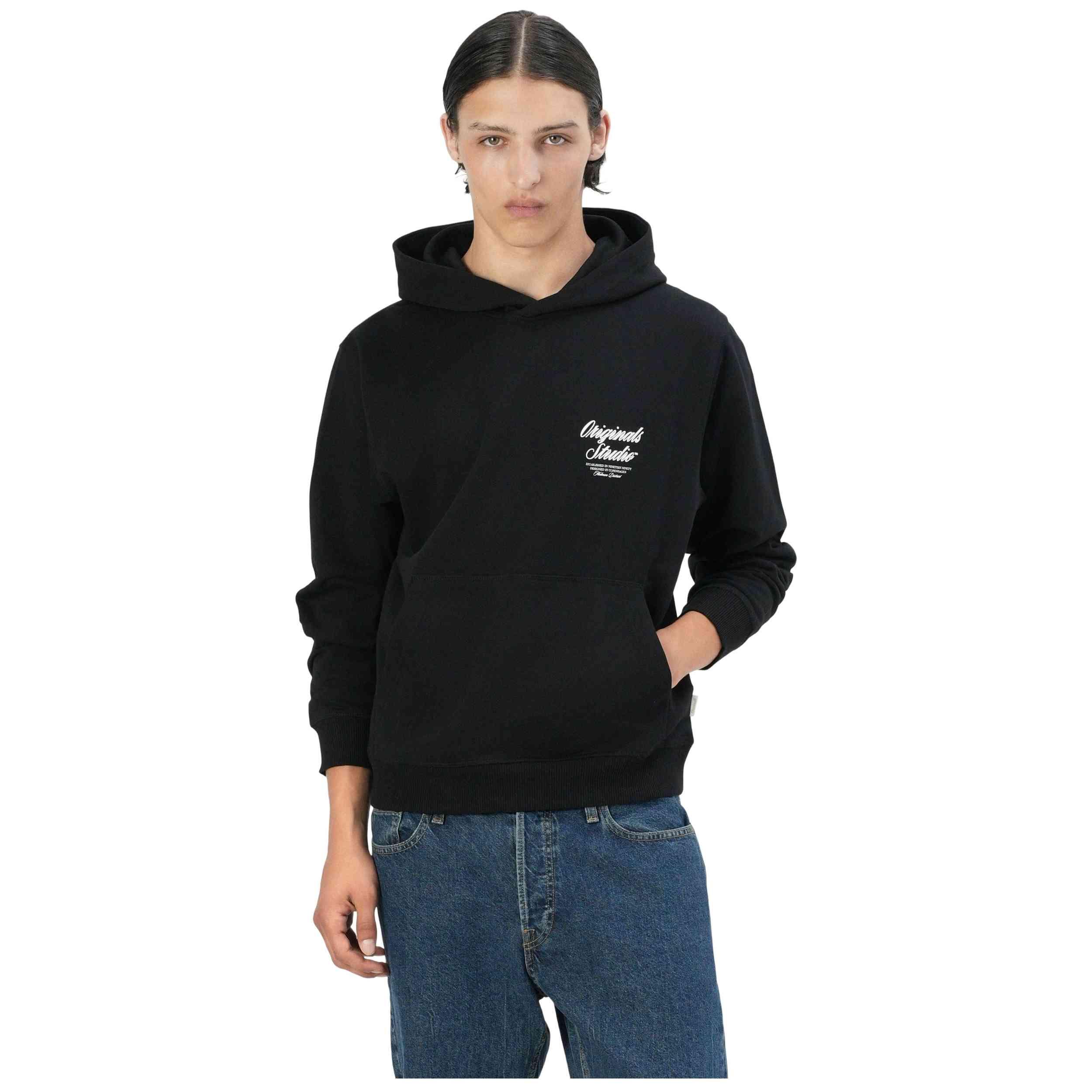 Sweat à capuche Jack&jones modèle 12283054-NEG pour homme 5/5