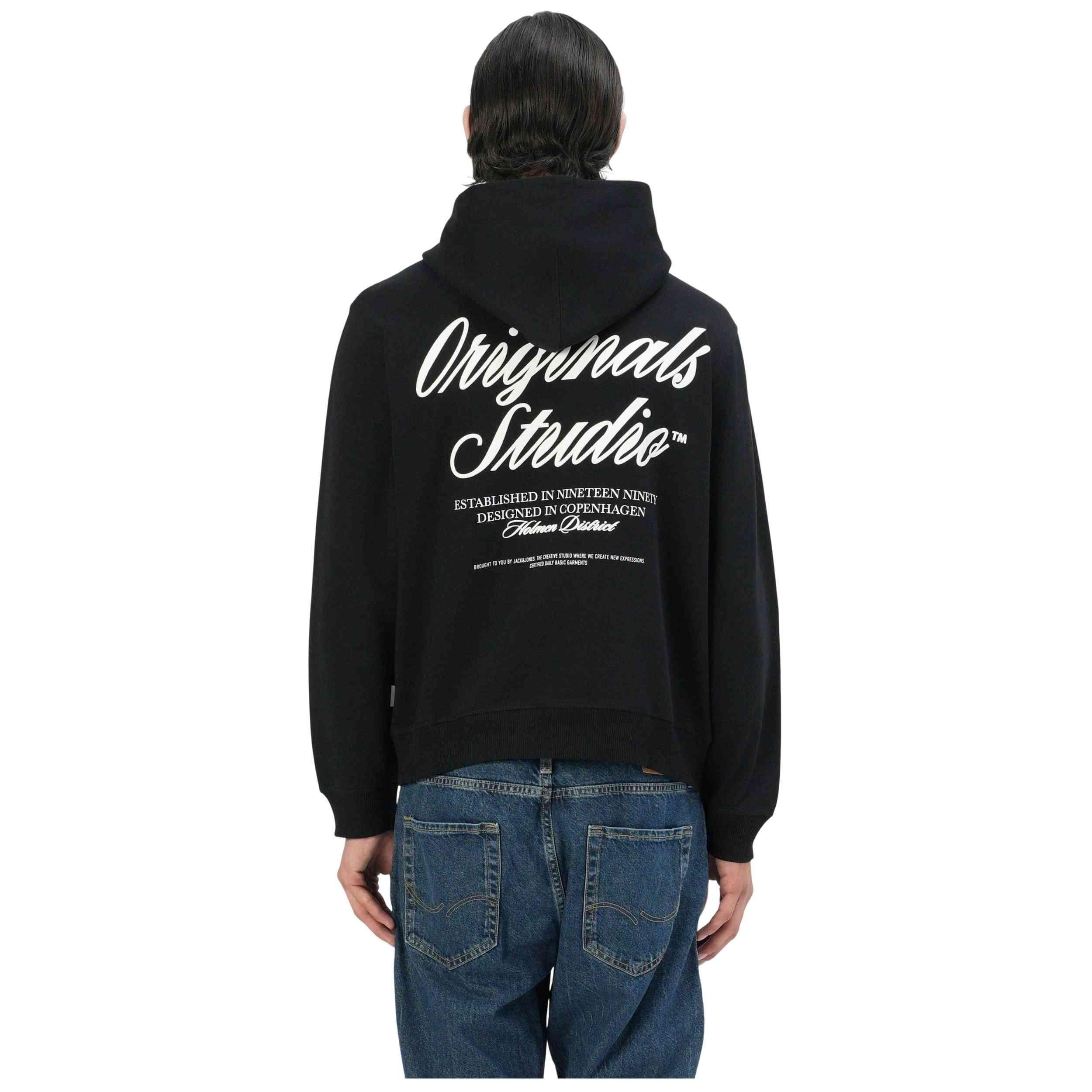 Sweat à capuche Jack&jones modèle 12283054-NEG pour homme 1/5