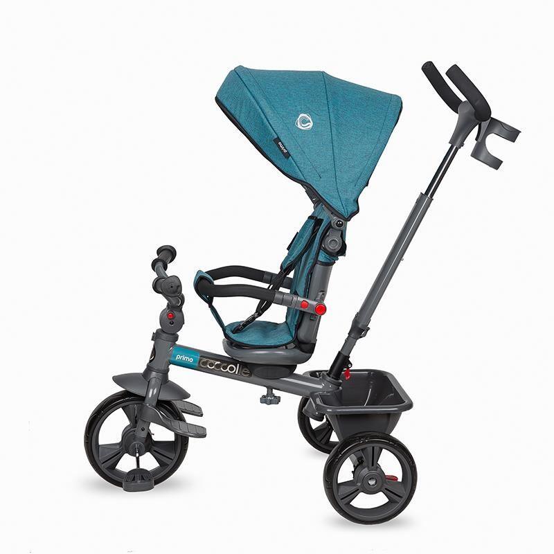 Tricicleta multifunctionala Coccolle Primo Turquoise tide