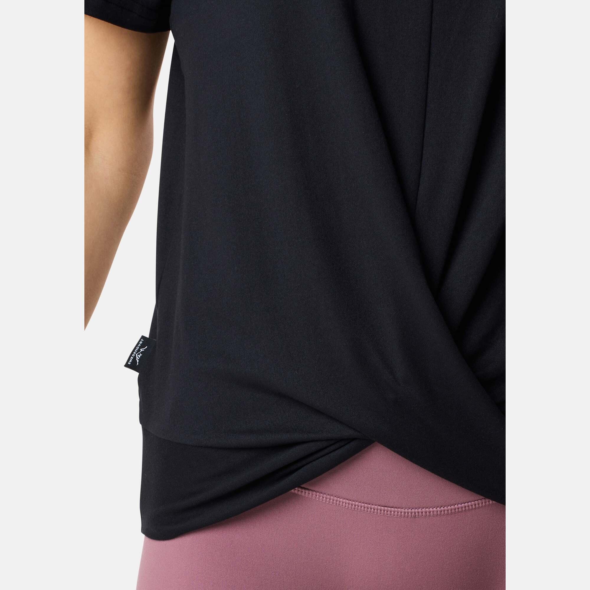 T-shirt training femme manches courtes quick dry Core Wrap Soft Tee 5/8