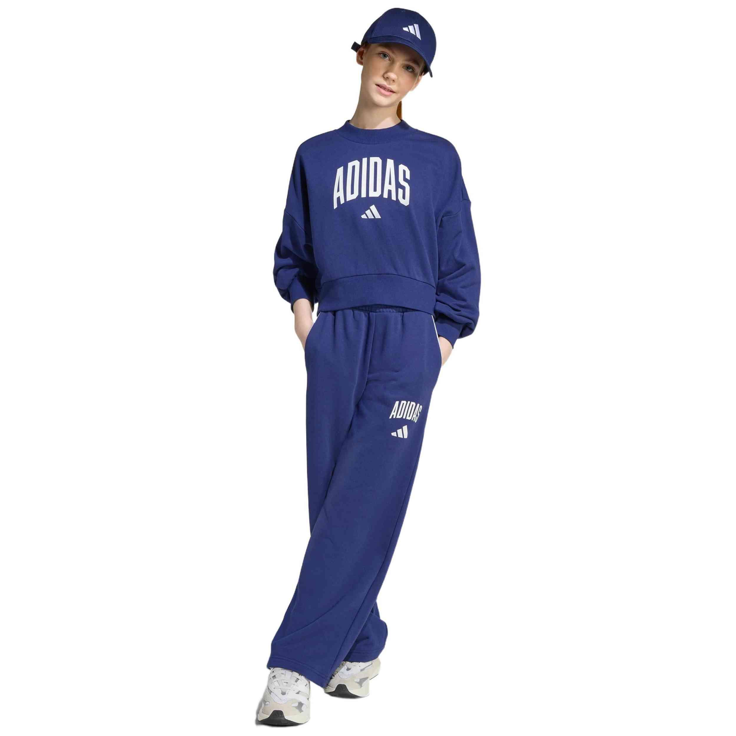 Calças de fato de treino Adidas modelo JM1539 para garotas 3/5