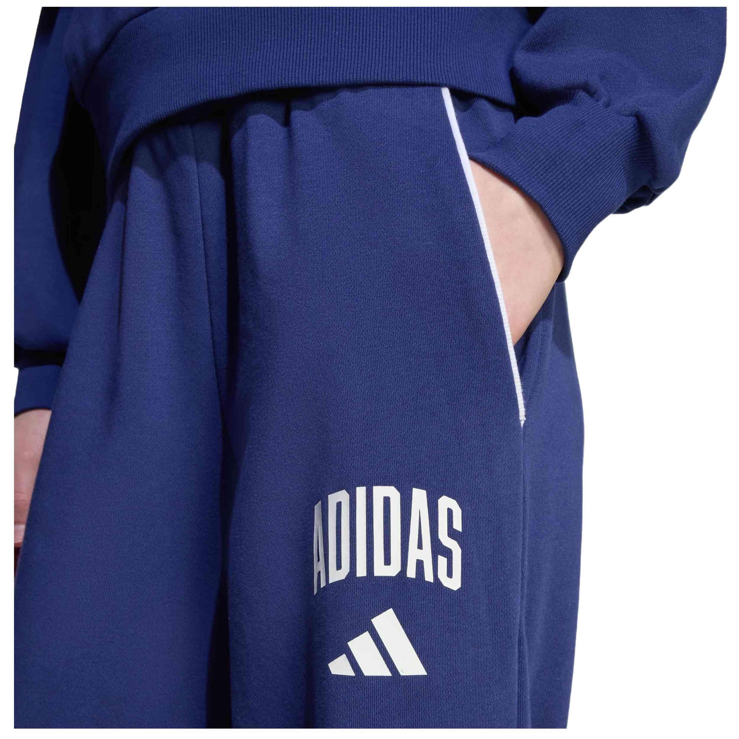 Calças de fato de treino Adidas modelo JM1539 para garotas 4/5