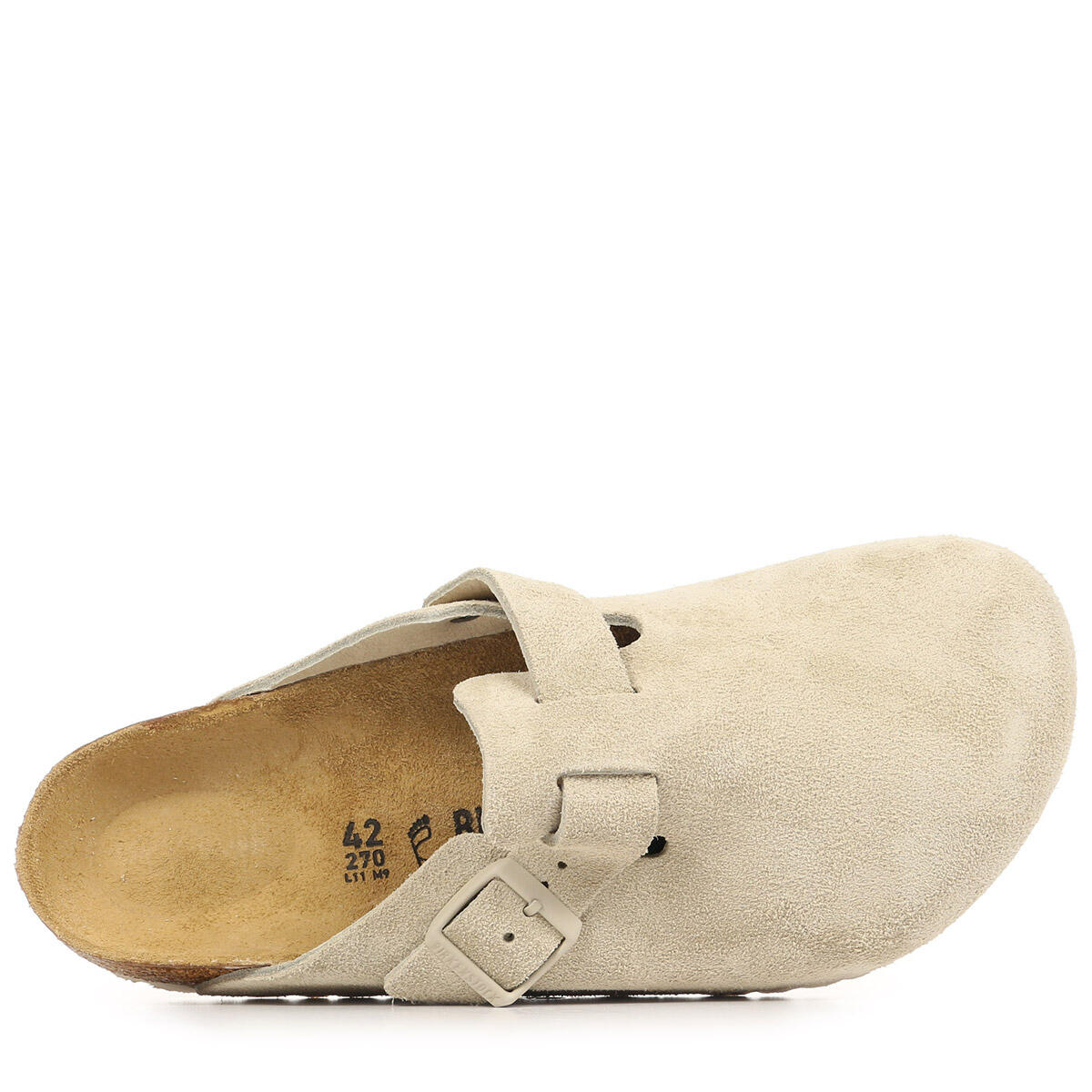 Birkenstock Boston - Oyster Suede 2/6