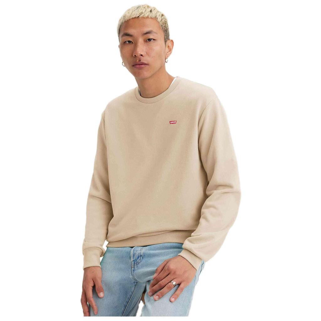 "Men's Levi's Beige Jersey and Sweatshirt"