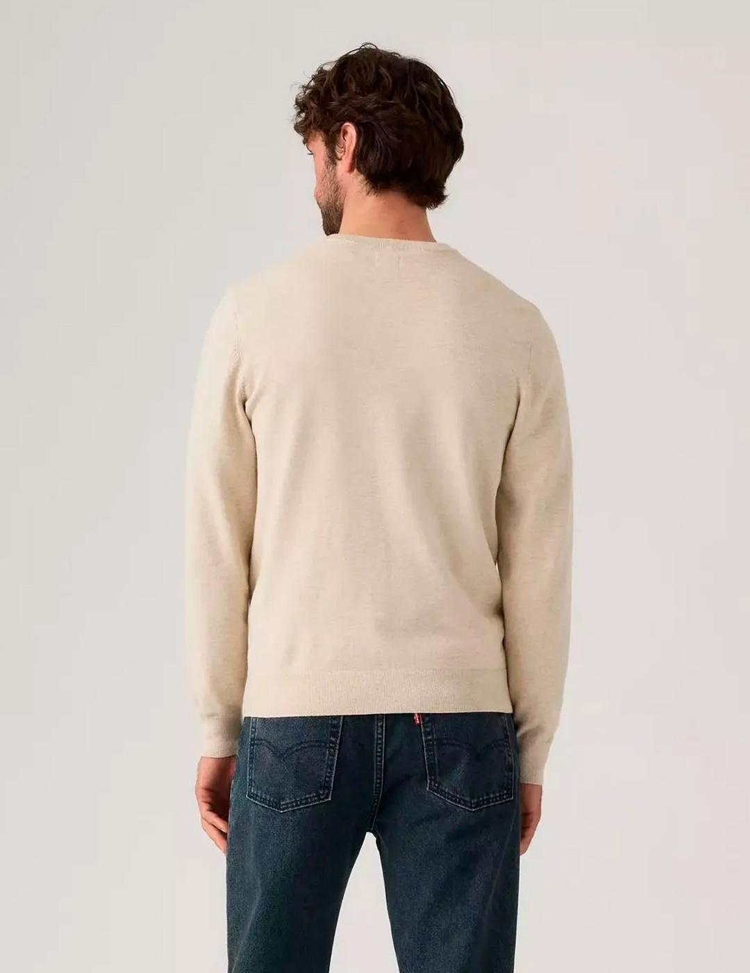 Maillot et sweat à capuche pour homme Levi´s beige. 2/5