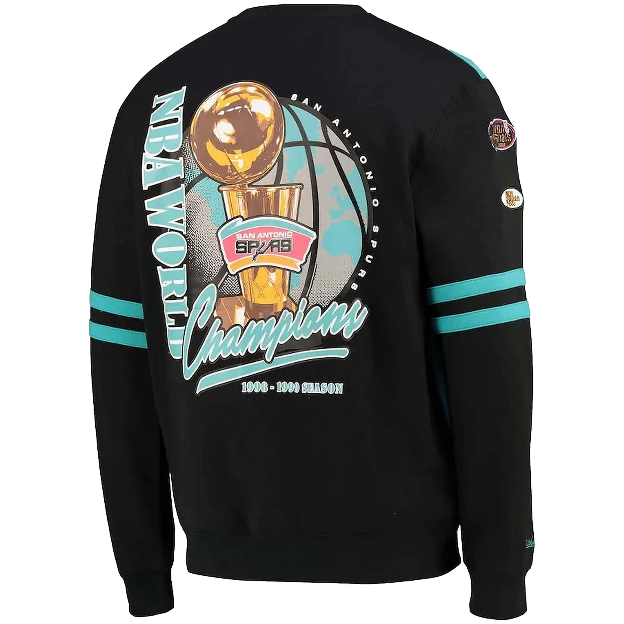 Sudadera Mitchell & ness modelo FCPO3400-SASYYPPPTEAL para hombre 3/3