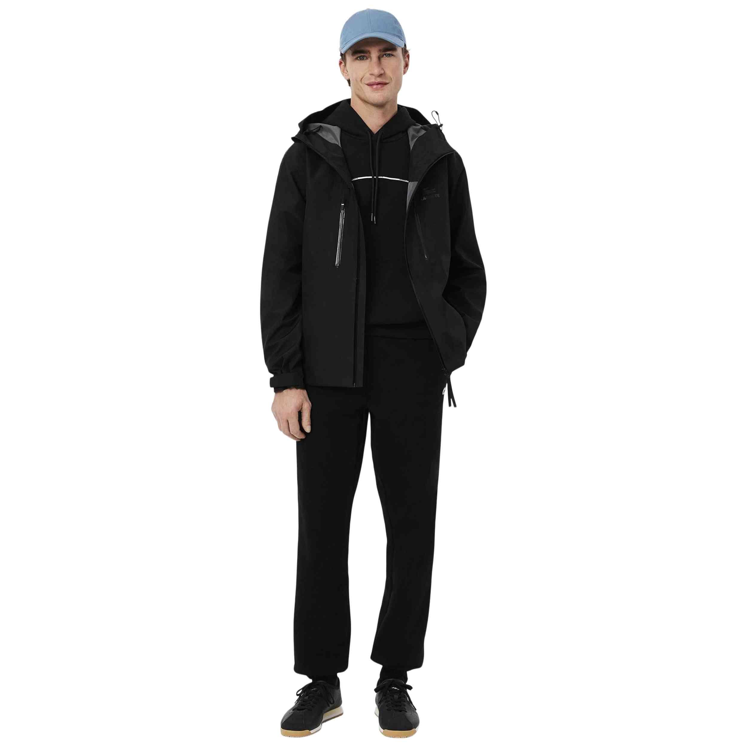 Felpa con cappuccio Lacoste modello 292103300004 per uomini 4/5