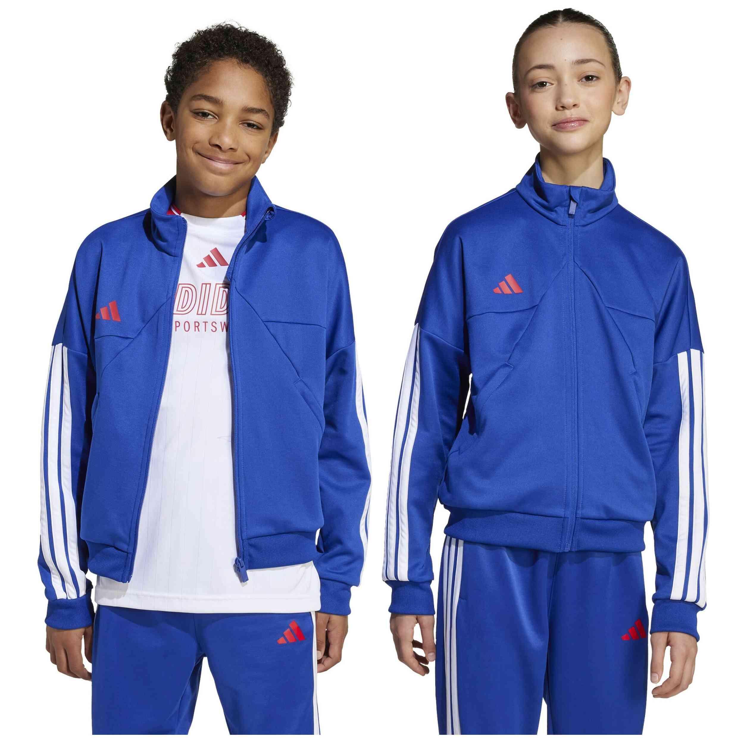 Casaco de fato de treino Adidas modelo JW5085 para crianças unissex 3/5