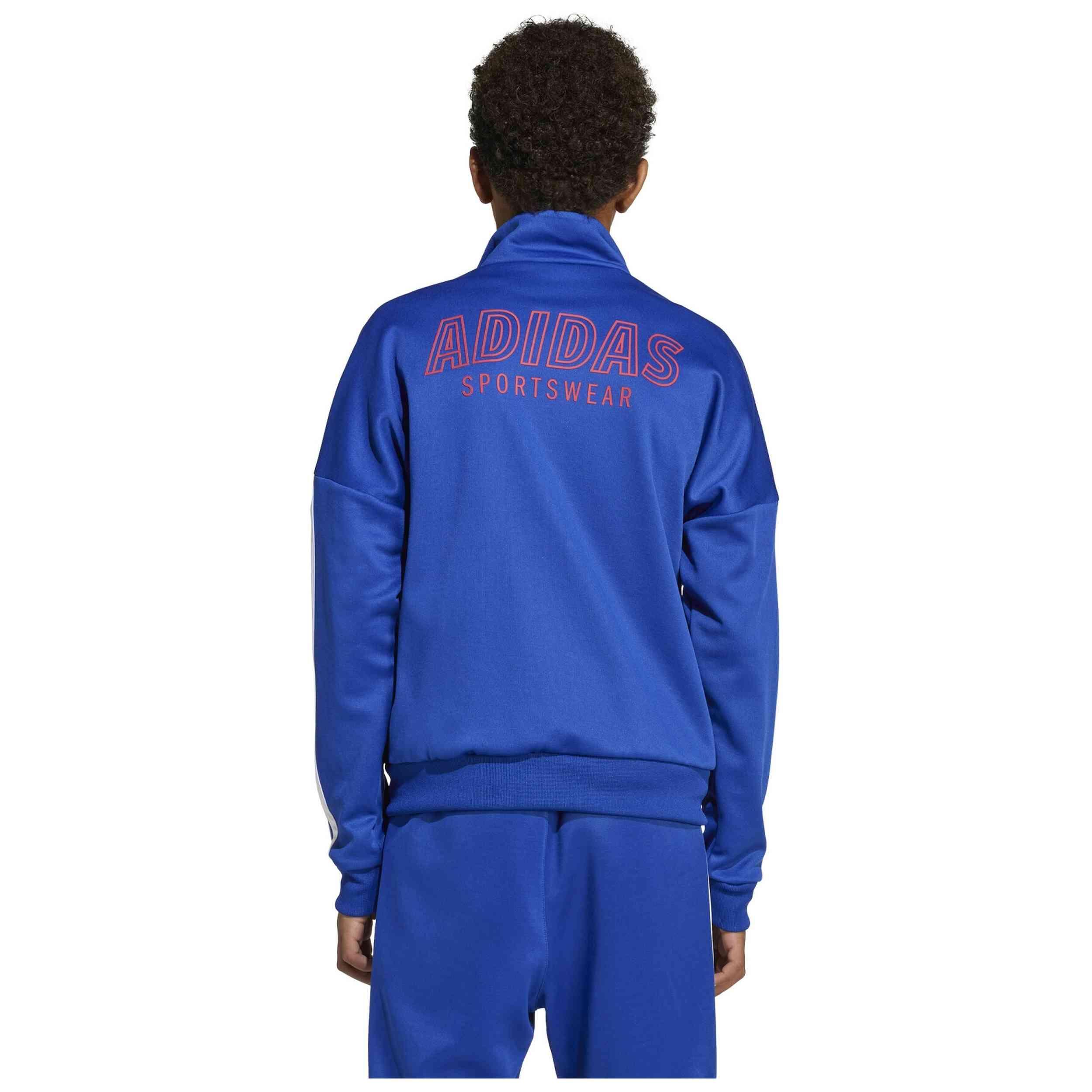 Casaco de fato de treino Adidas modelo JW5085 para crianças unissex 5/5