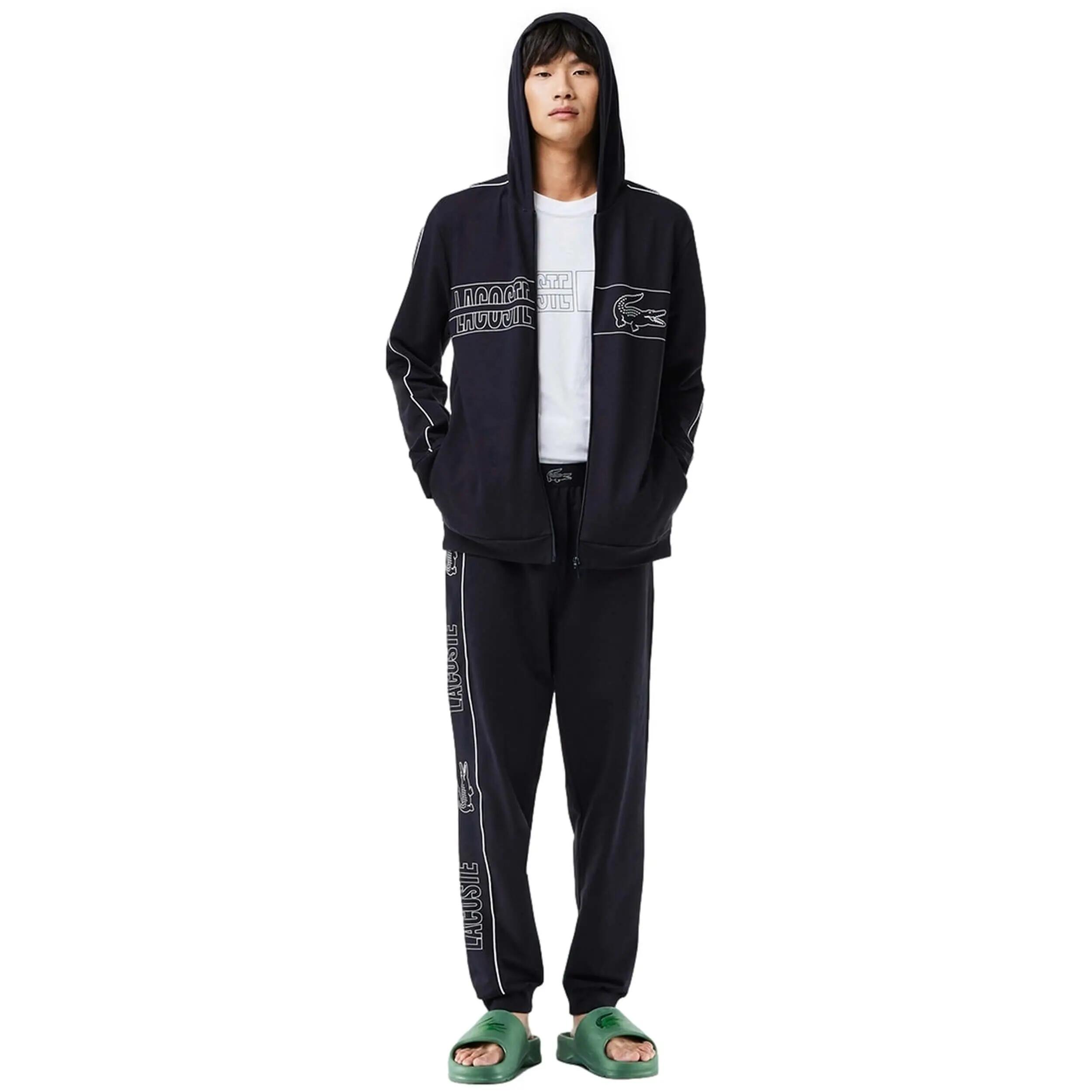 Sweat à capuche Lacoste modèle SH258500EL5 pour homme 4/4