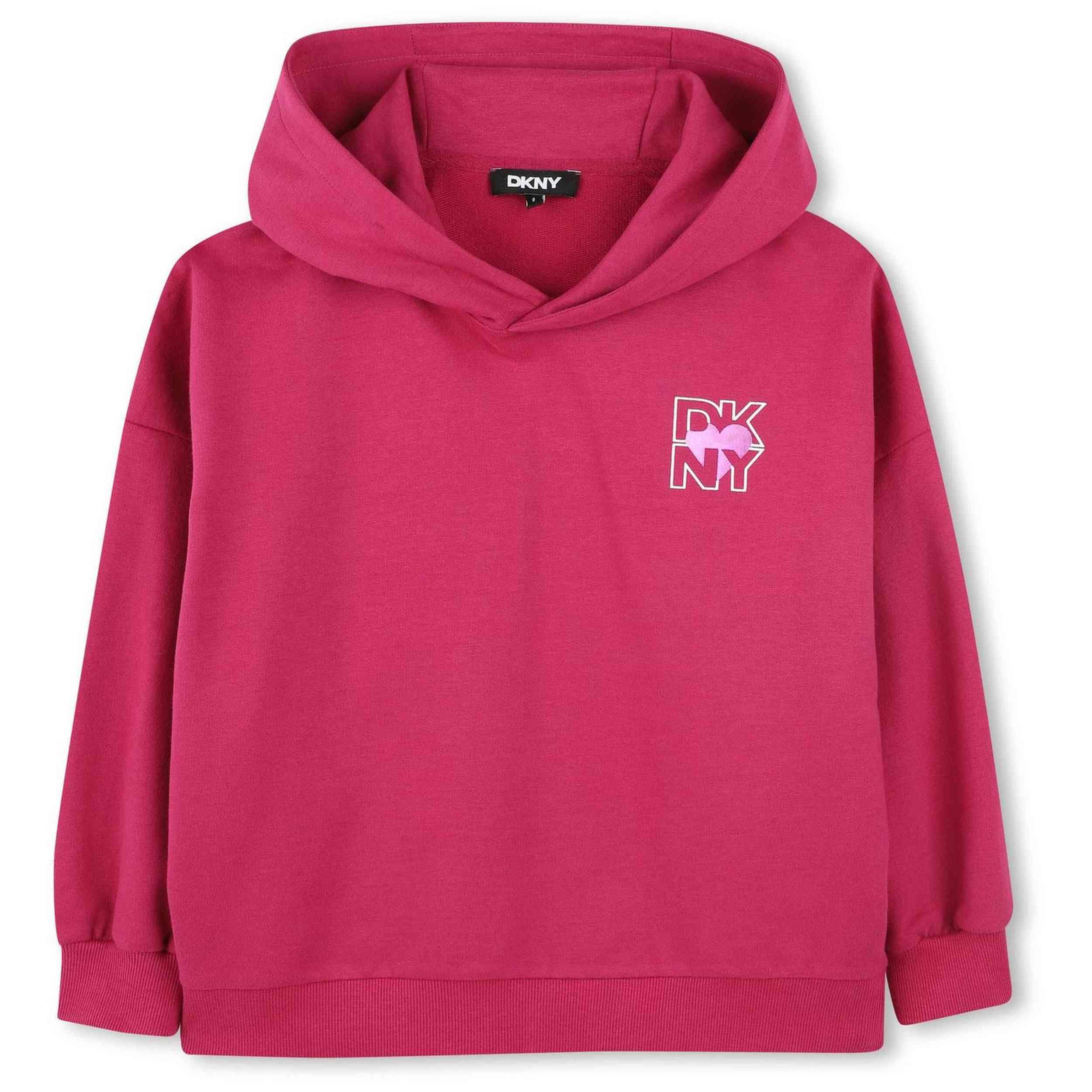 Sudadera con capucha Dkny modelo D62282_469 para niñas 2/4