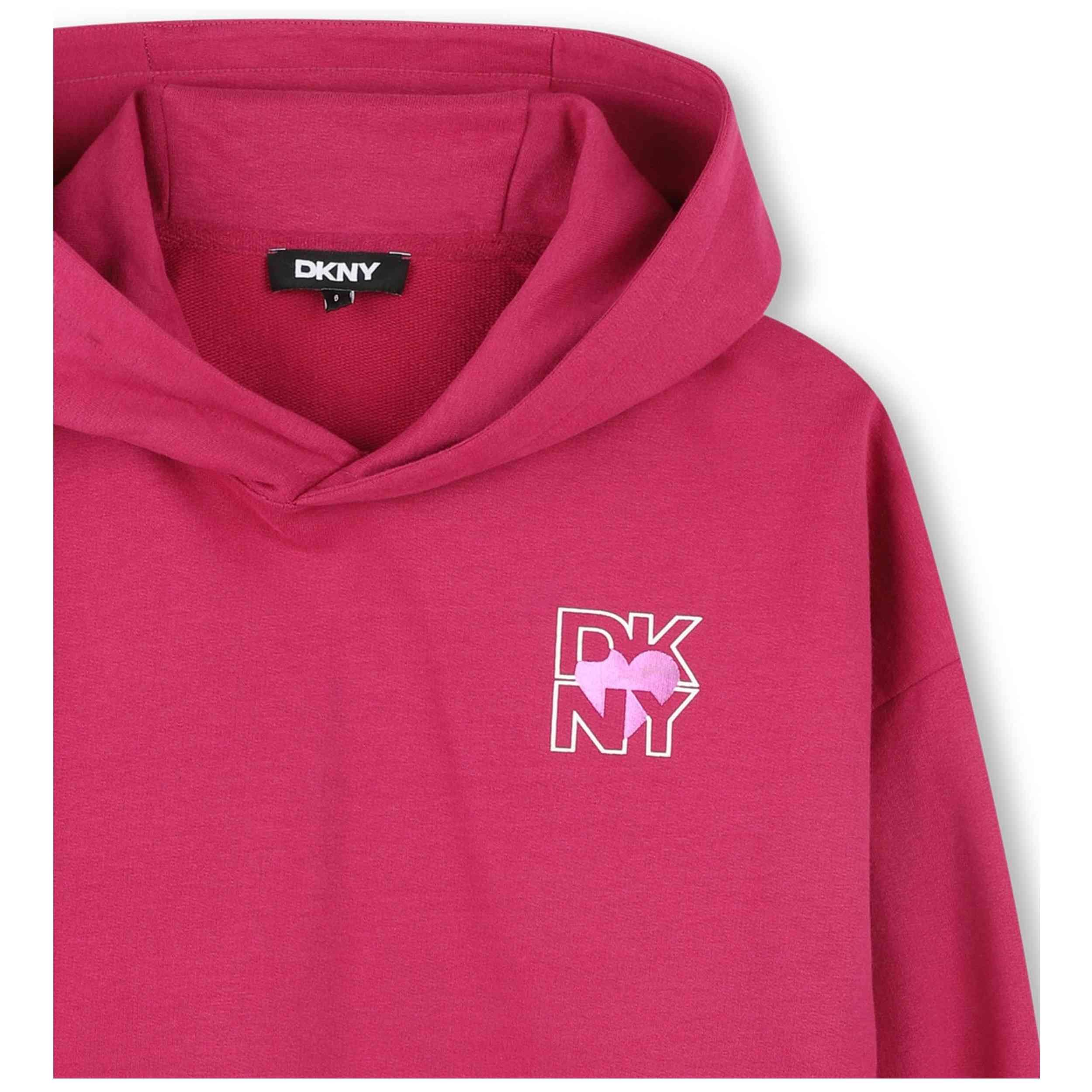 Sudadera con capucha Dkny modelo D62282_469 para niñas 4/4