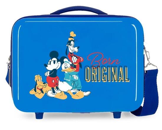 Beauty case Abs Disney Mickey & friends con capacità di 9L blu scuro
