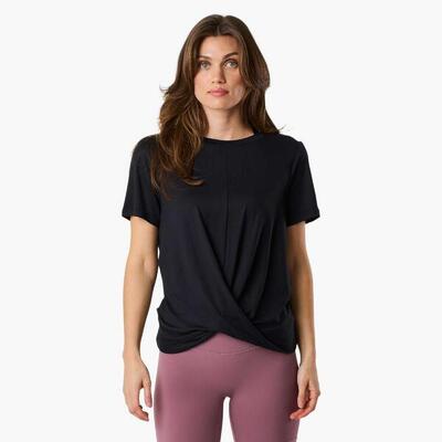 T-shirt korte mouwen training vrouw core sneldrogend