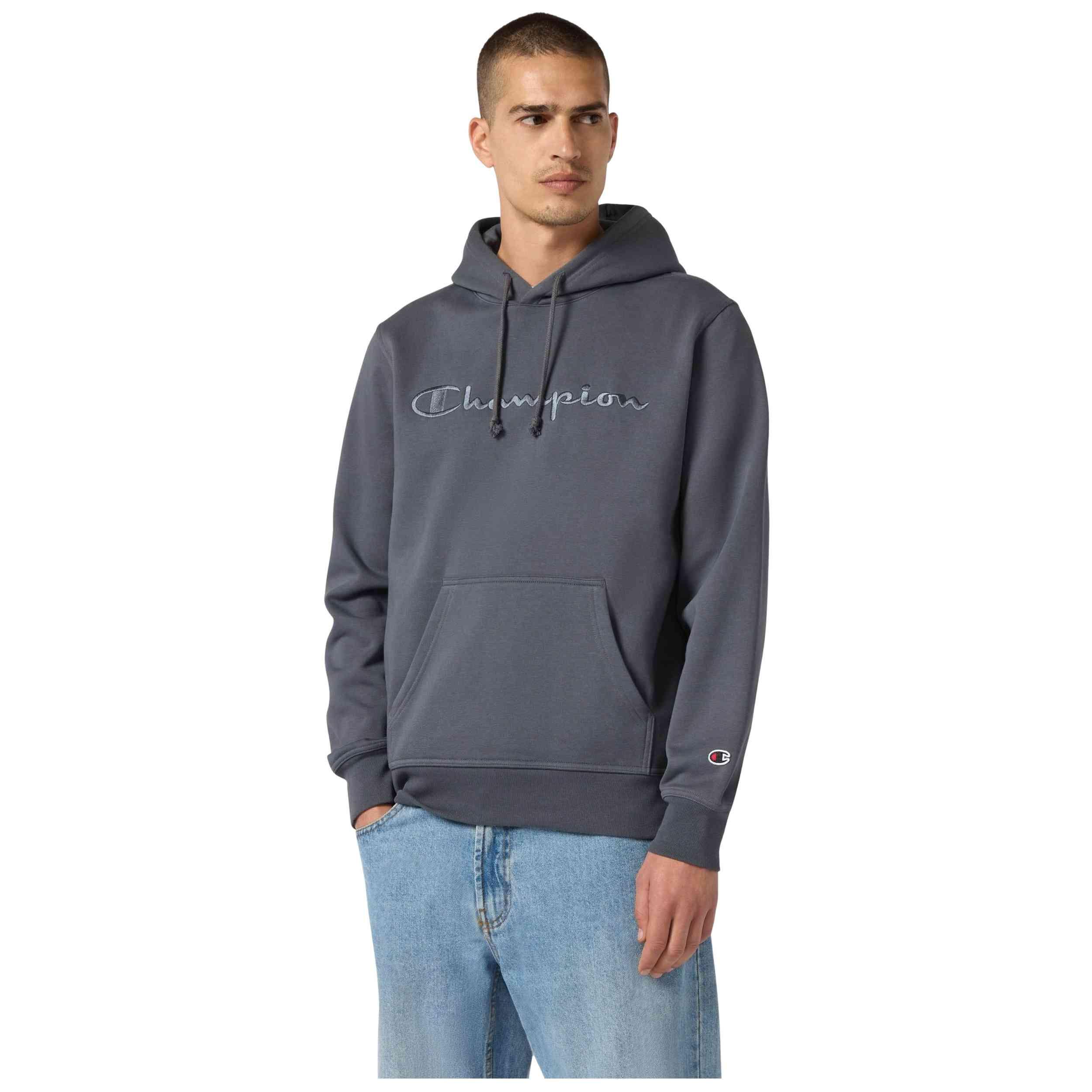 Sweat à capuche Champion modèle 220271KK022 pour unisexe 1/5