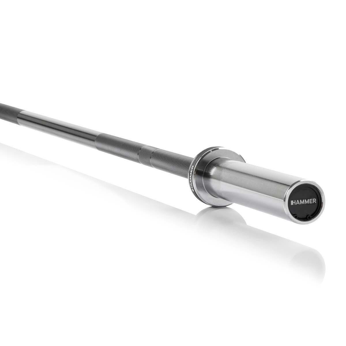 Barra olímpica hasta 250kg 183cm diámetro 50mm Hammer 2/13