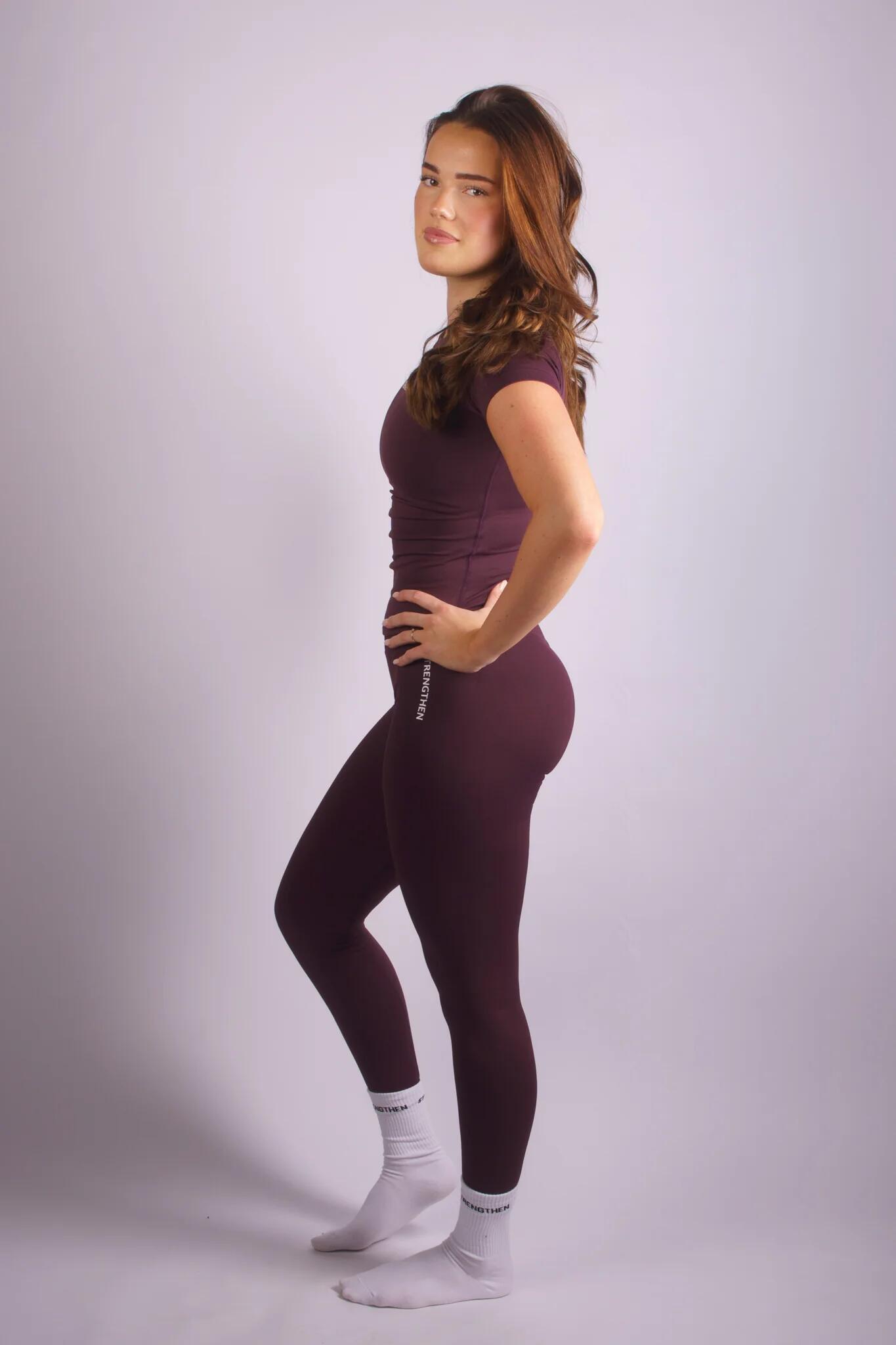 Hazel Legging- Berry brown 4/7