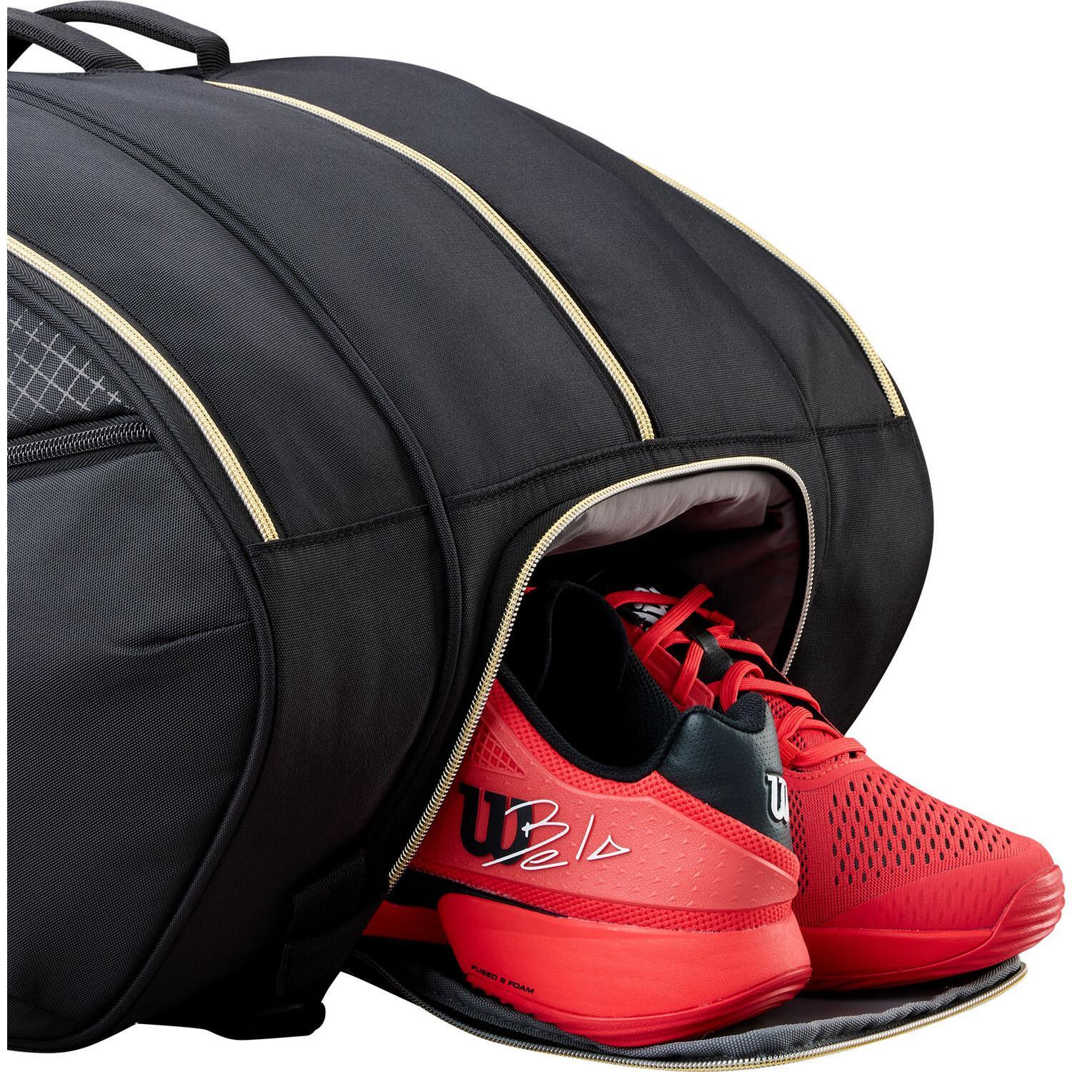 PADELBAG WILSON DEFY V1 PADEL BLACK/GOLD WR8914201 6/7