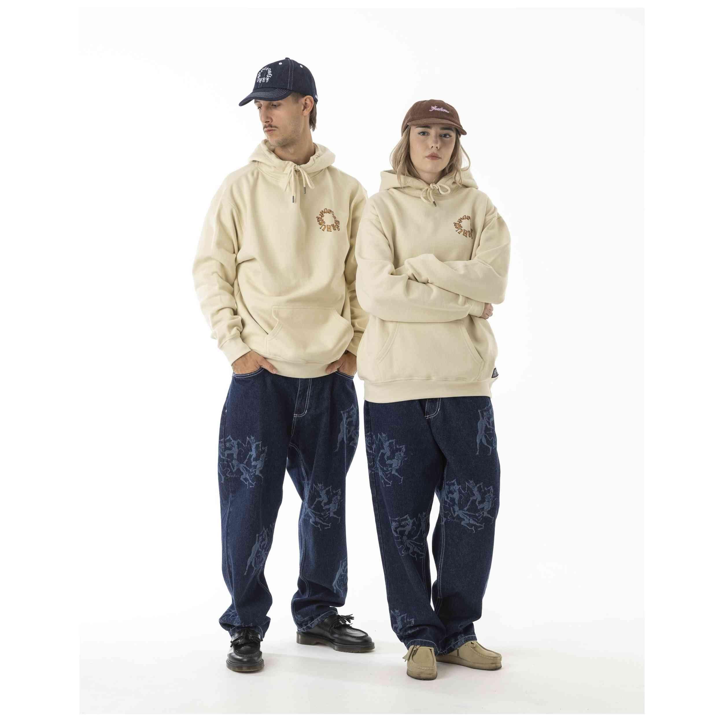 Sweatshirt Jacker modelo HBS006-BEIGE para unissex 2/5