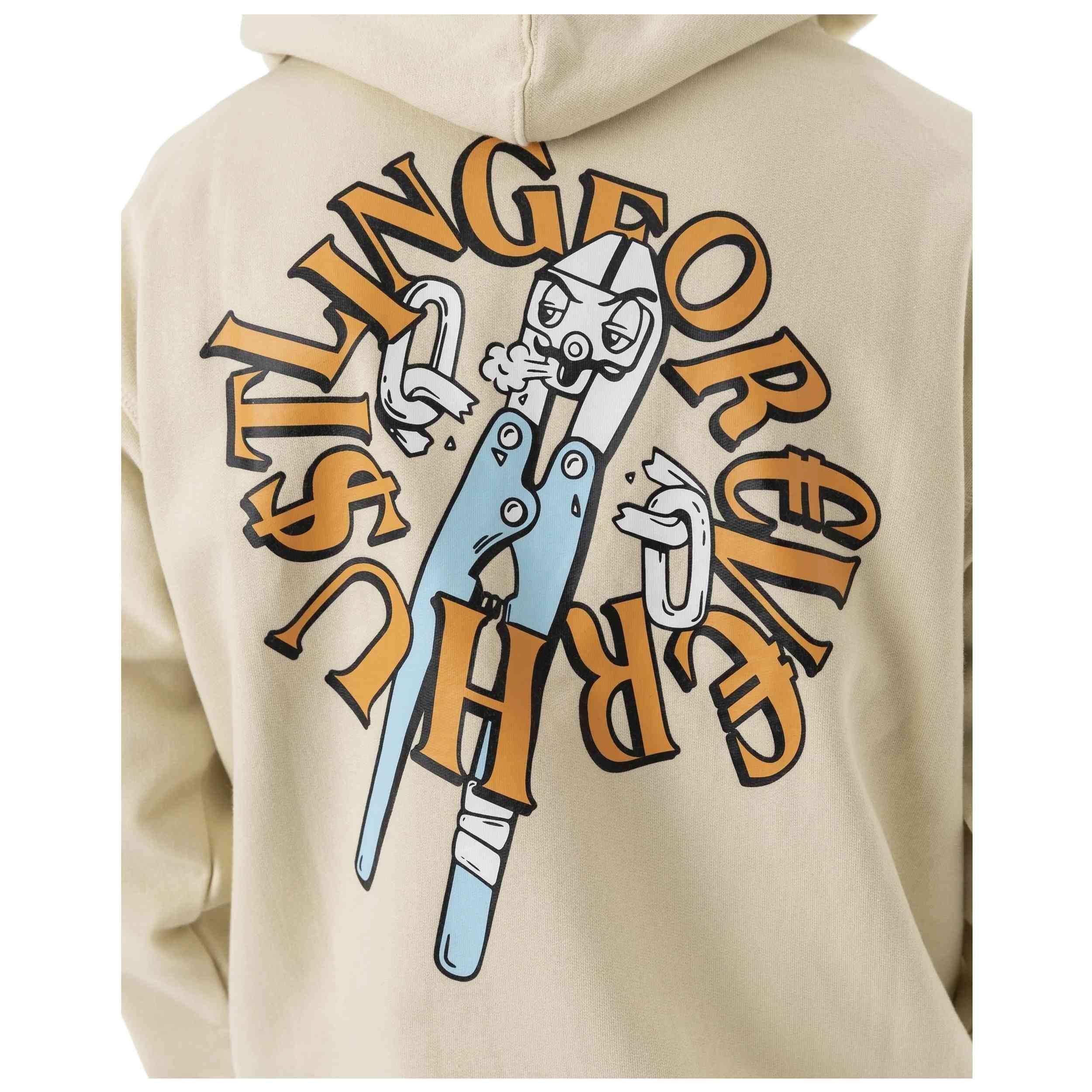 Sweatshirt Jacker modelo HBS006-BEIGE para unissex 4/5