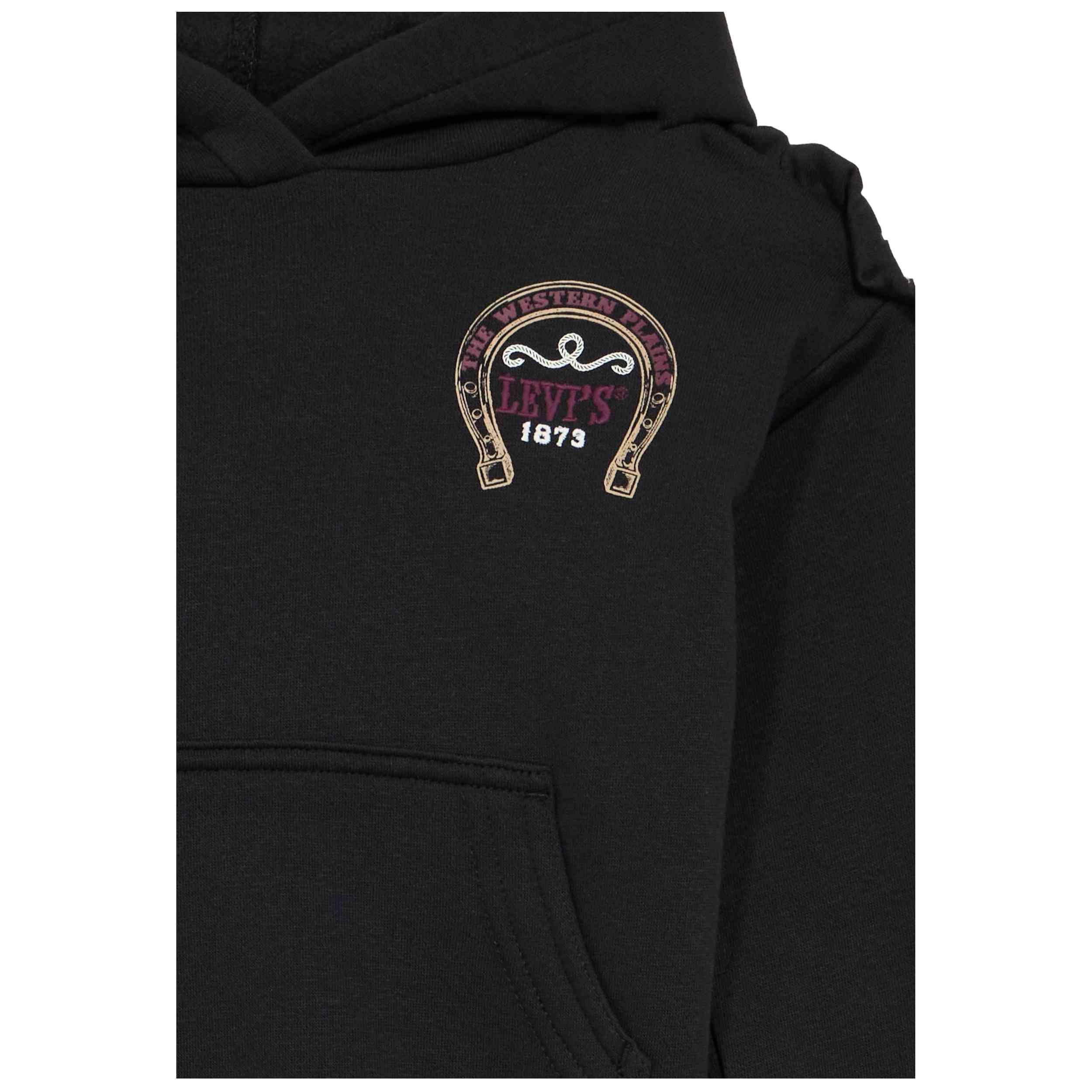 Sweat à capuche Levi's modèle 4EN426-G52 pour filles 3/3