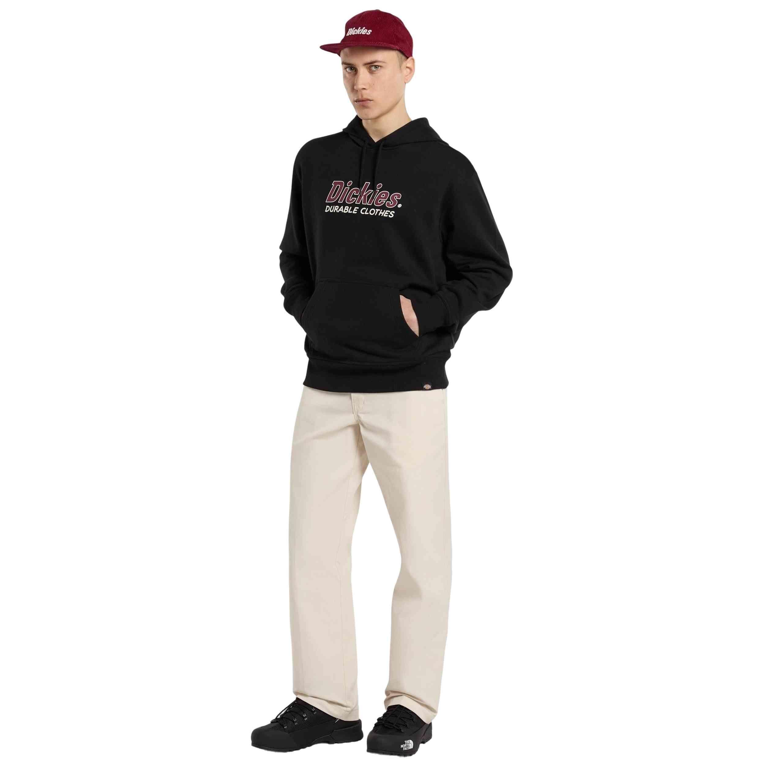 Felpa con cappuccio Dickies modello DK0A87N0BLK1 per uomini 2/5