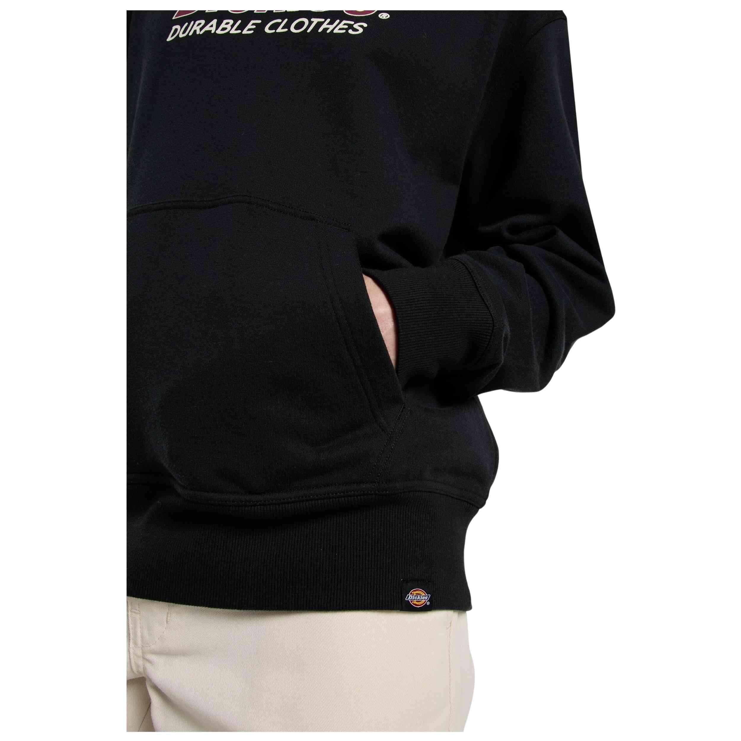 Felpa con cappuccio Dickies modello DK0A87N0BLK1 per uomini 5/5