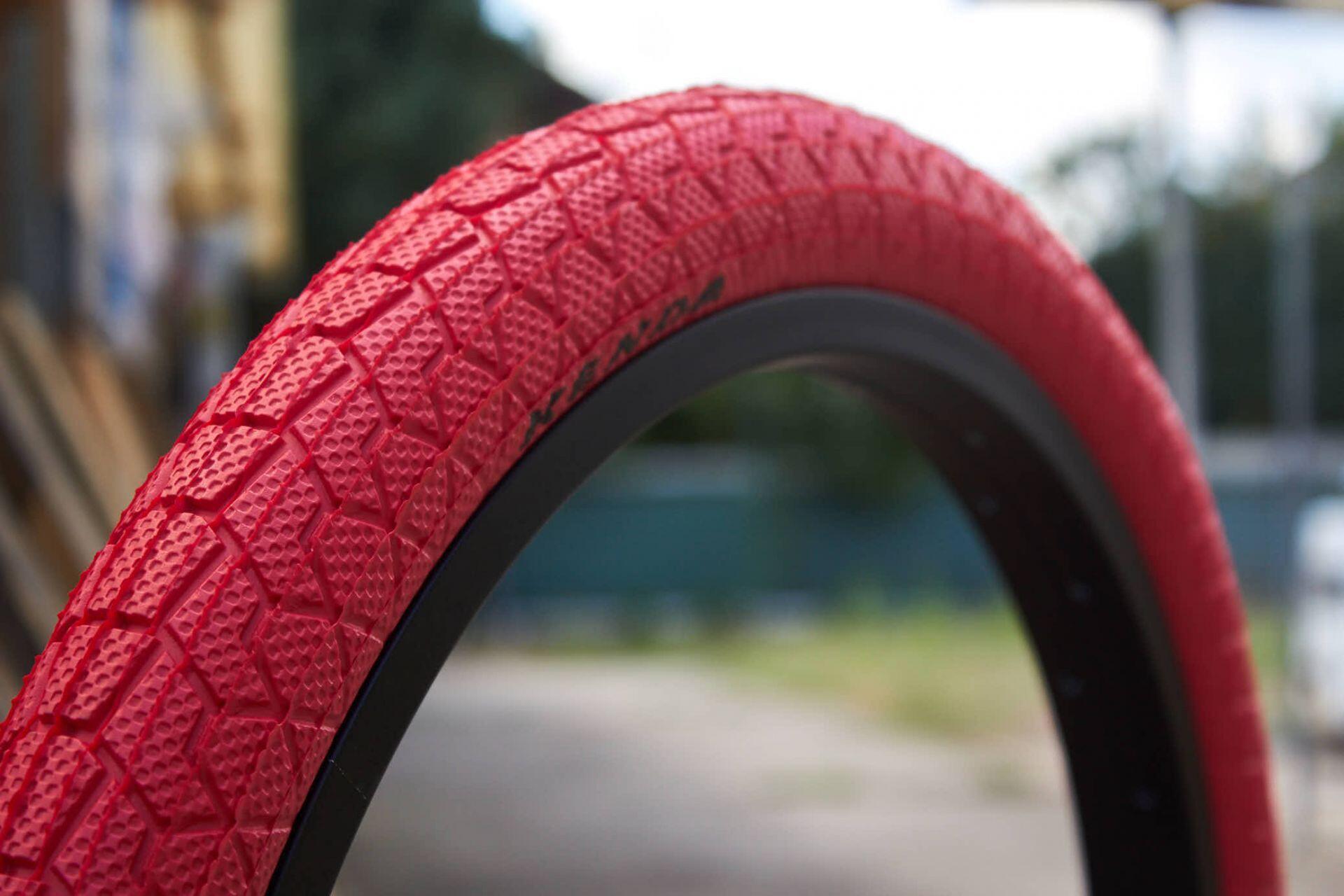 Zestaw opon BMX KENDA 20 cali x 1,95 cala czerwony 4/5