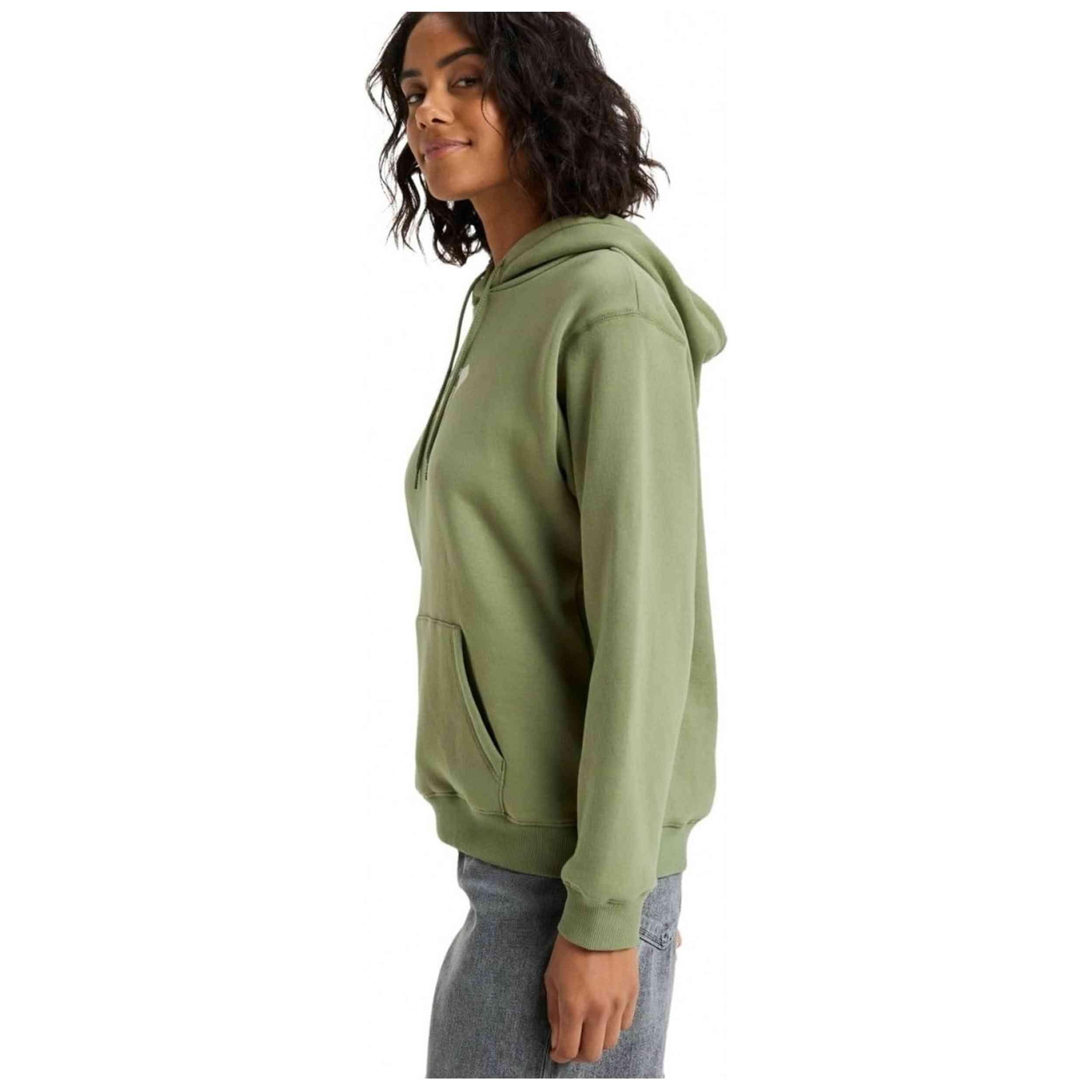 Felpa con cappuccio Roxy modello ERJFT05028-GLD0 per donne 3/5