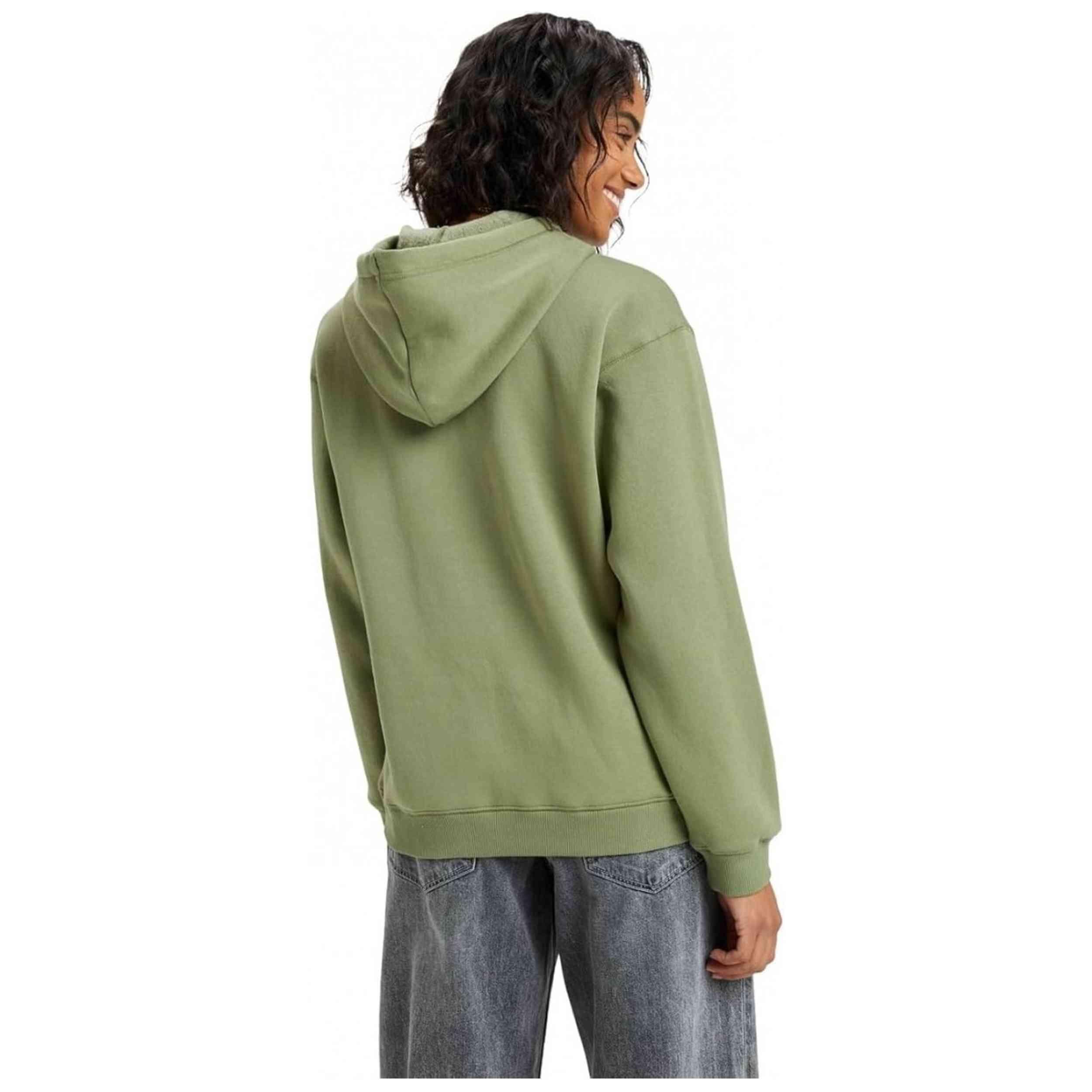 Felpa con cappuccio Roxy modello ERJFT05028-GLD0 per donne 2/5