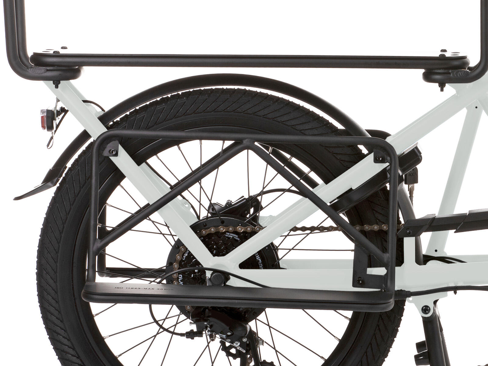 Villette La Famille elektrische longtail transportfiets 10 Ah wit 5/5