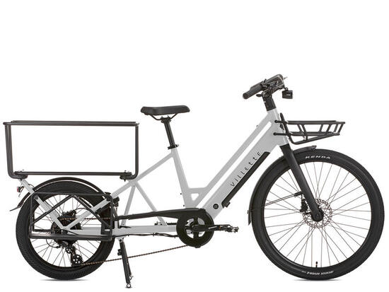 Villette La Famille elektrische longtail transportfiets 10 Ah wit