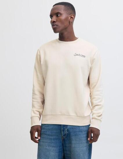 Maglia e felpa per uomo Jack&Jones beige.