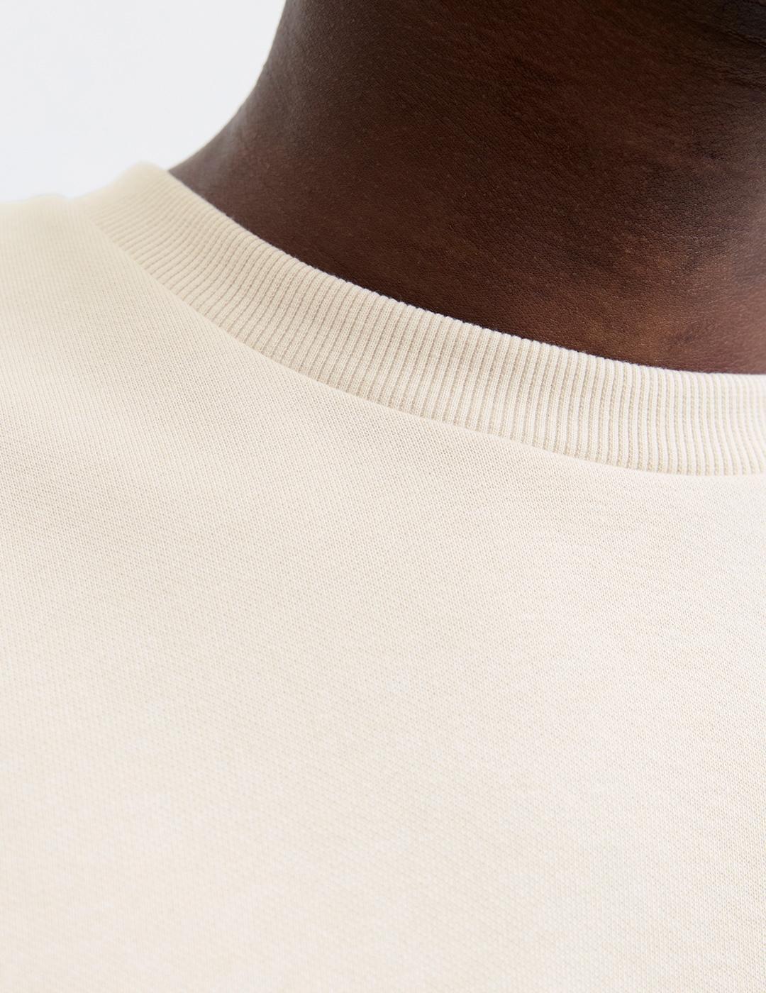 Maglia e felpa per uomo Jack&Jones beige. 4/6